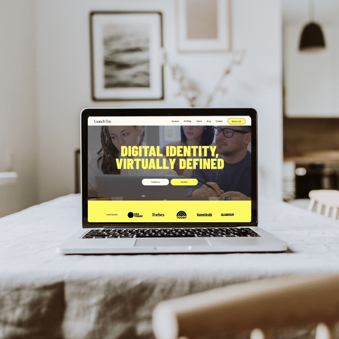 Squarespace nonprofit website shown on laptop — template for mission-driven organizations