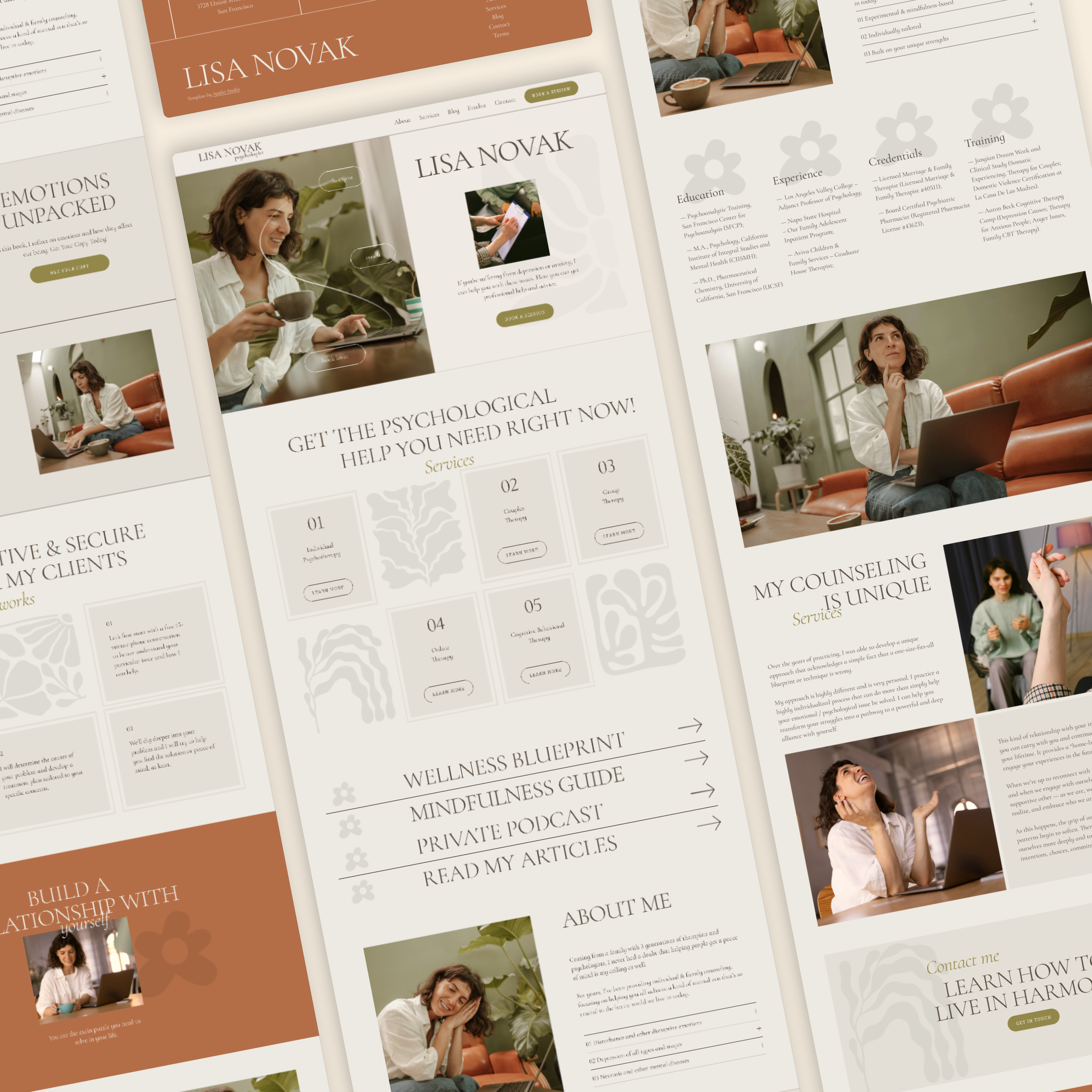 Squarespace templates for wellness — four steps to launch your health and wellness website