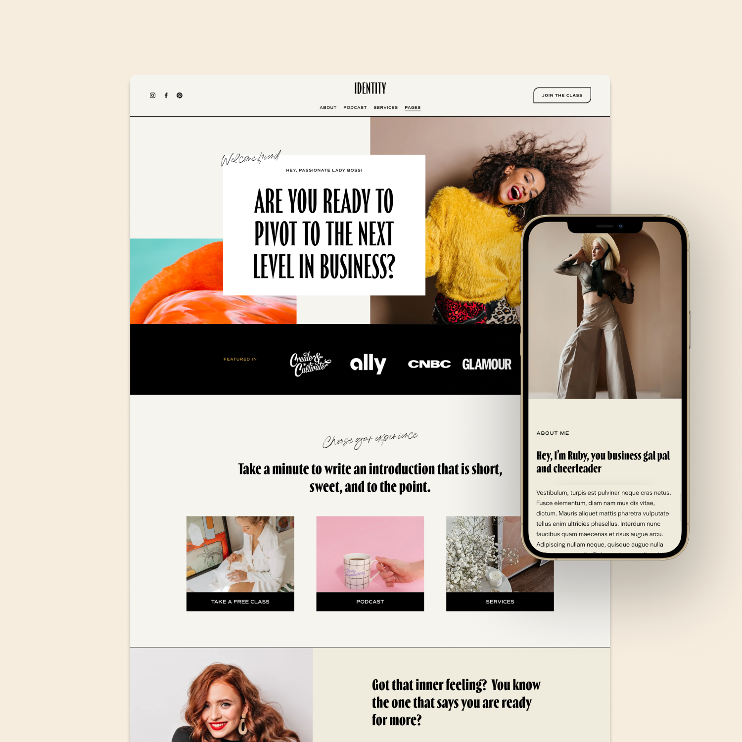 Identity – Squarespace 7.1 Fluid Engine