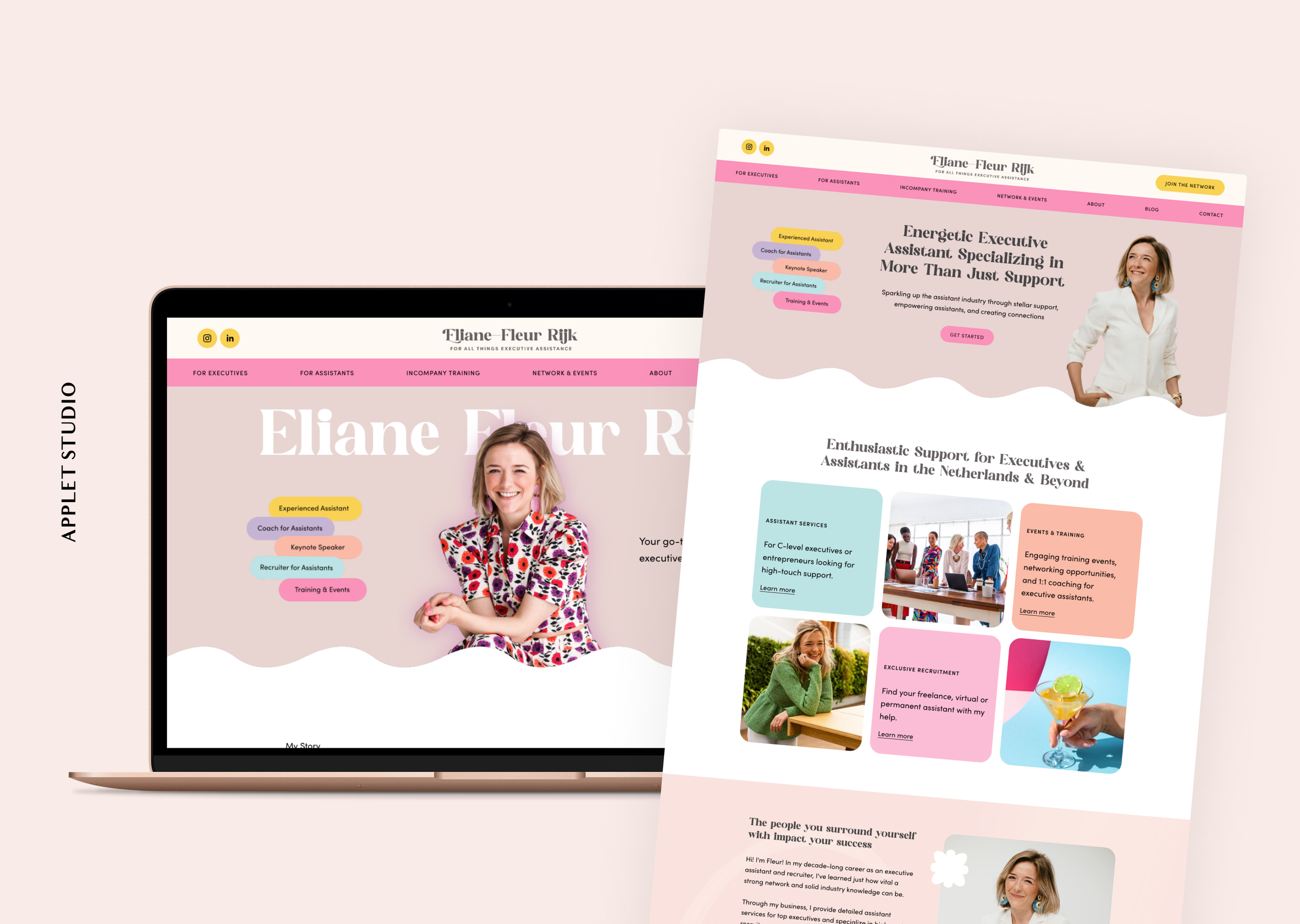 Squarespace Website for a PA