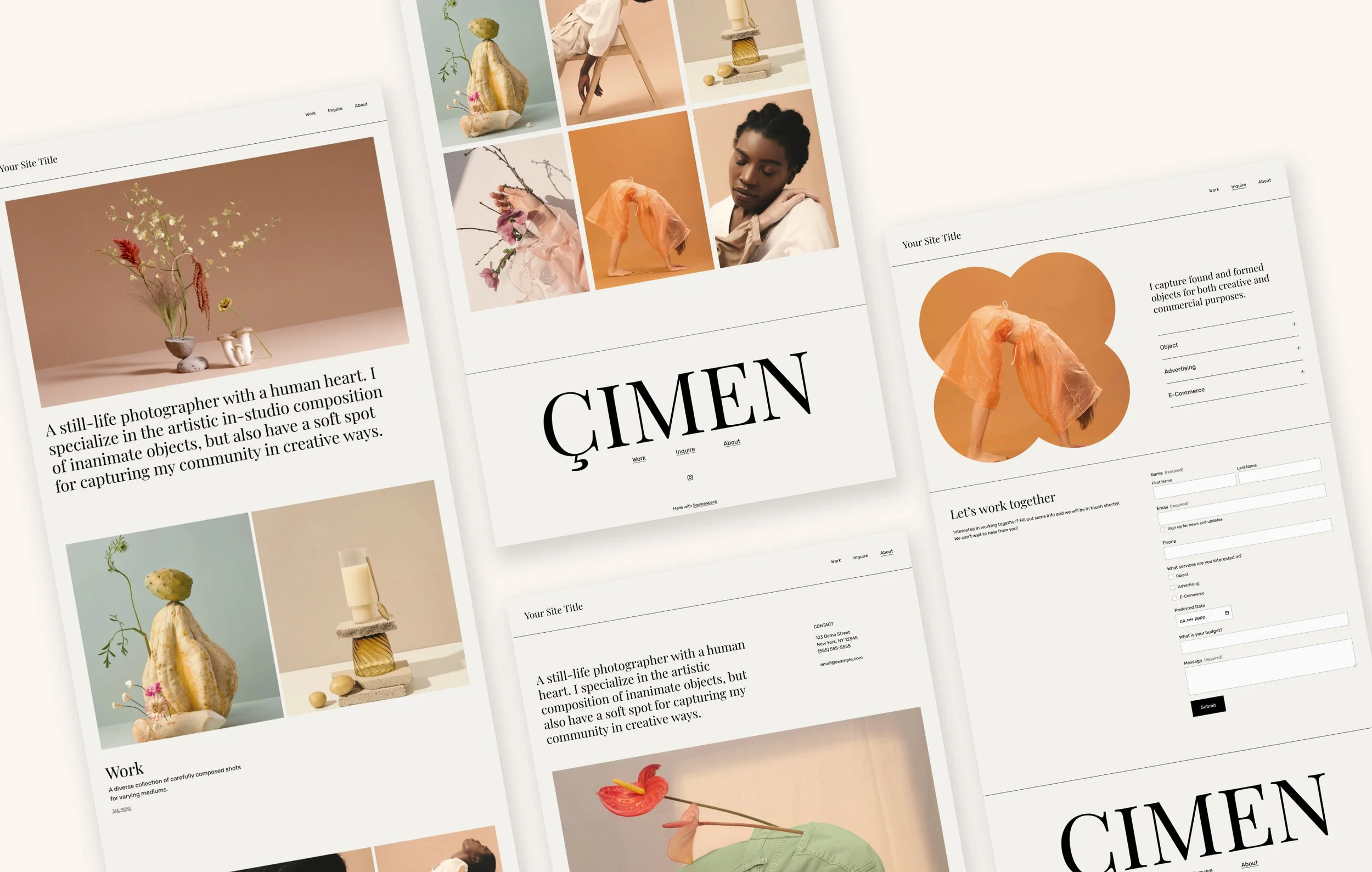 Squarespace Templates for Interior Designers