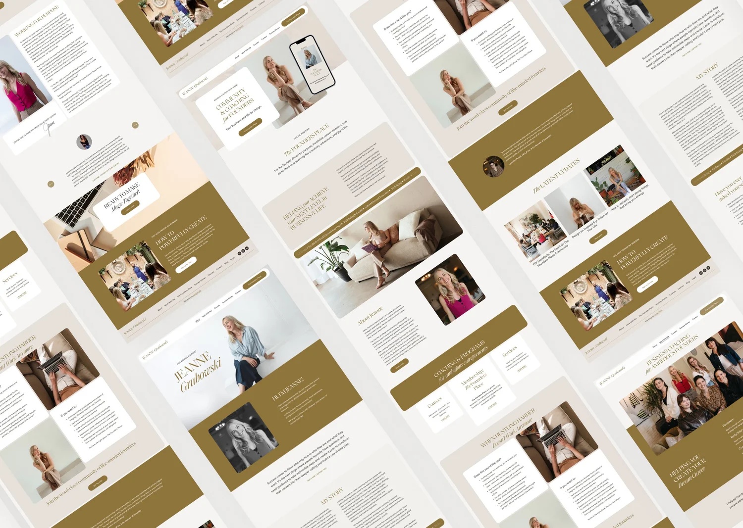 Squarespace and Thinkific Websites for a Business Strategist — Applet ...