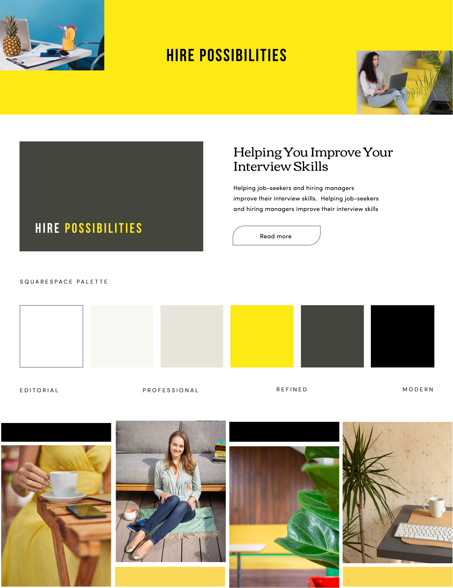 brand moodboard for coach