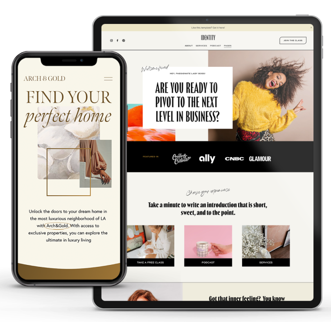 Premium Squarespace Templates for Creative Entrepreneurs — Applet Studio