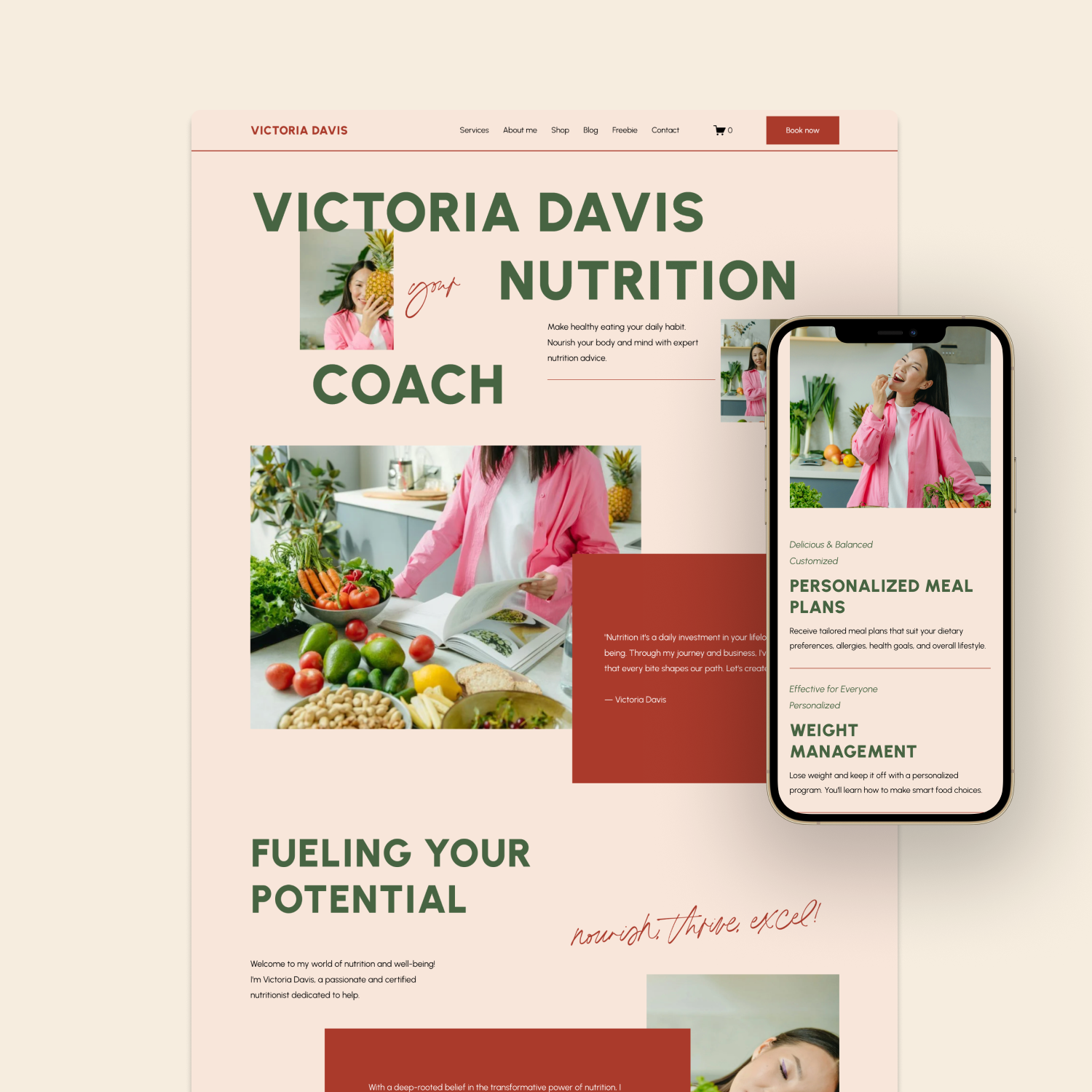 Nourish – Squarespace 7.1 Fluid Engine