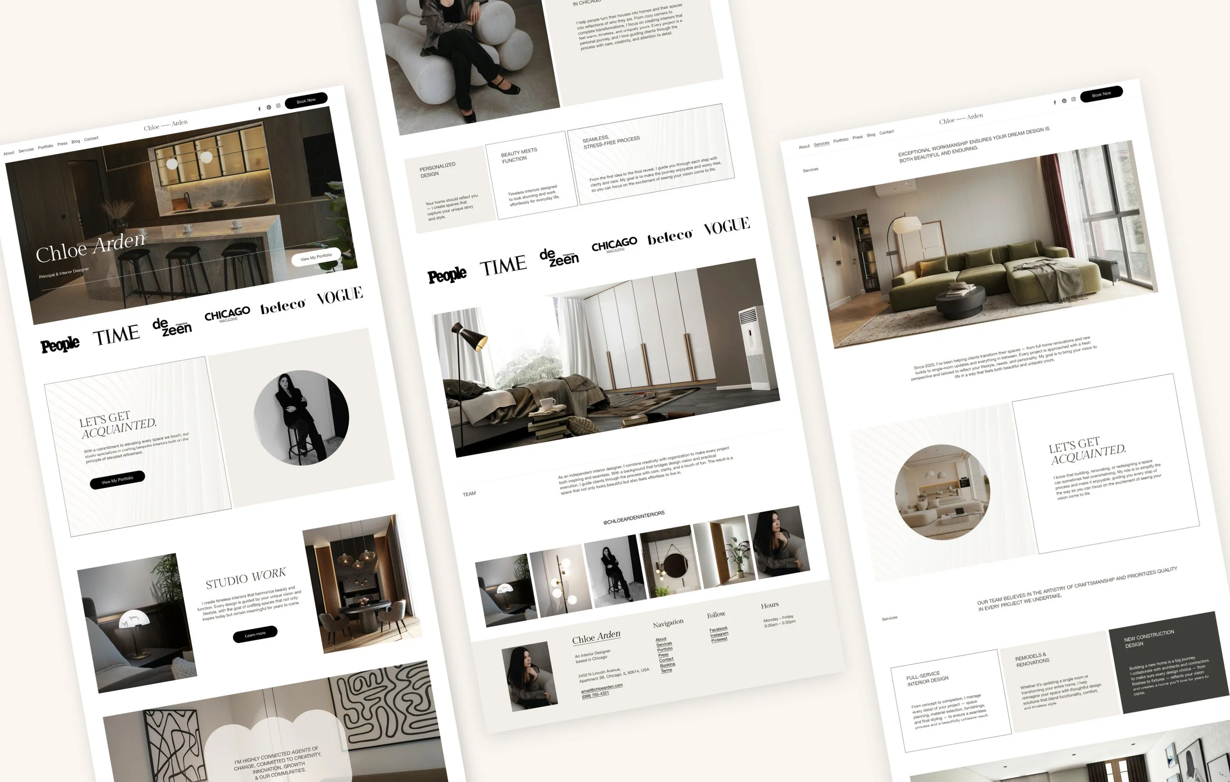 Squarespace Templates for Interior Designers