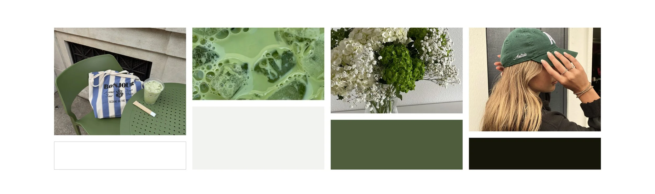Color palette for Squarespace website