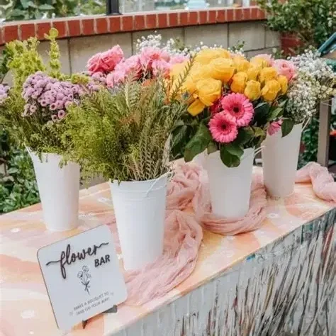 Social Event - Spring Flower Bar