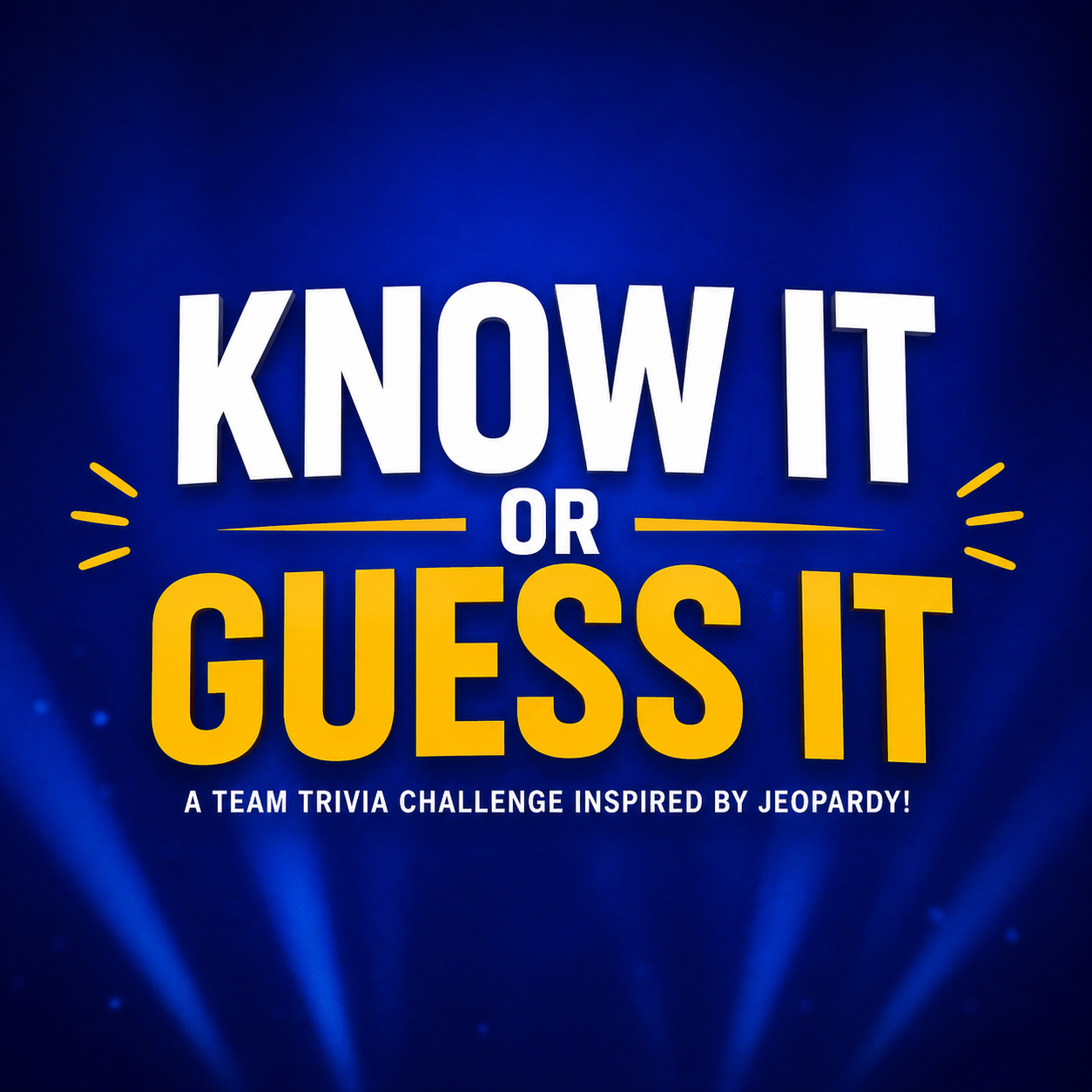 Know It or Guess It - Jeopardy 