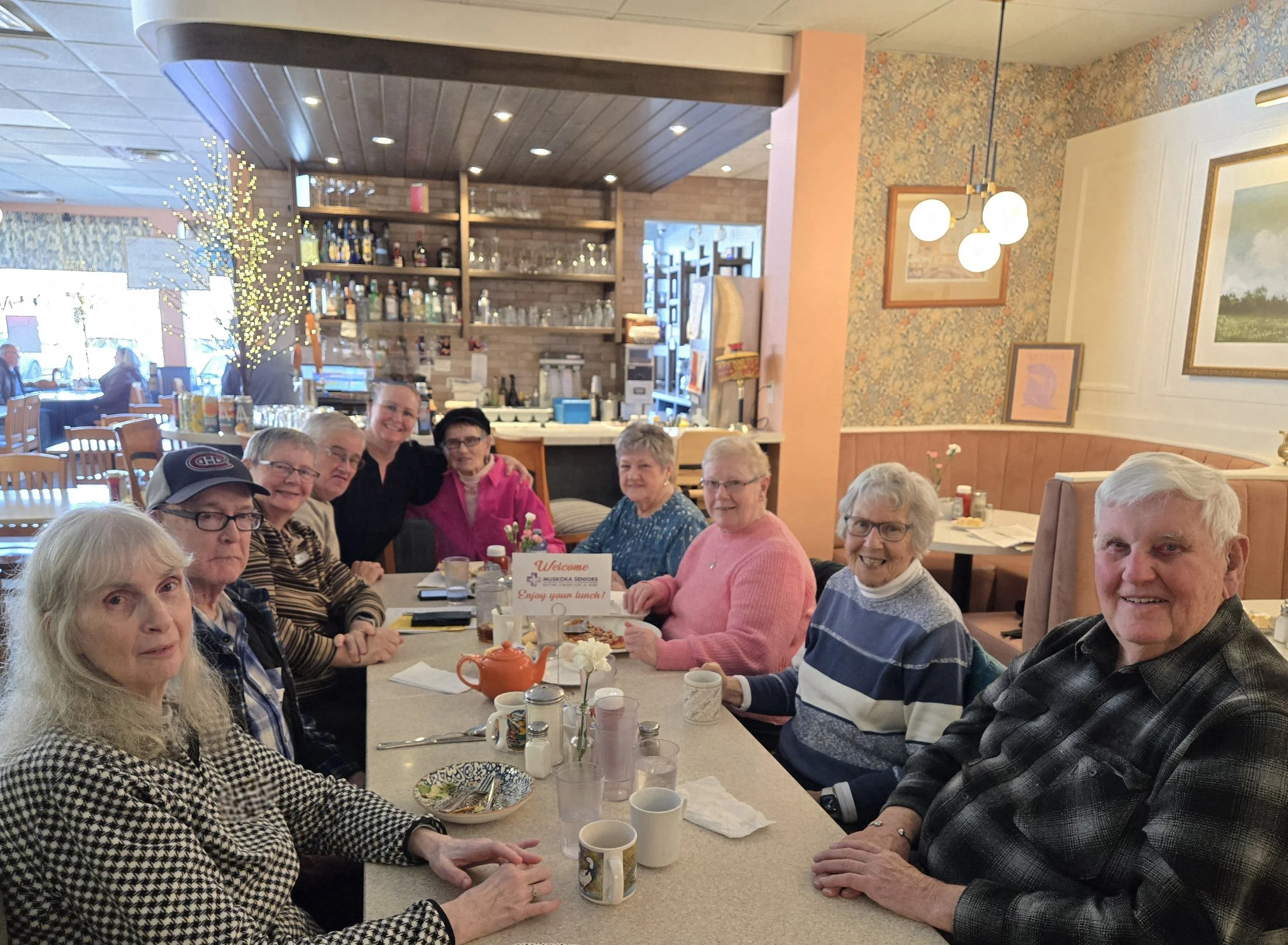Group lunch at Family Place