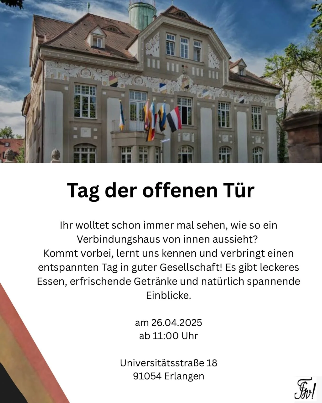 #fau #erlangen #n&uuml;rnberg #students #student #semester #burschenschaft #studentenverbindung #tagderoffenent&uuml;r #info #friedrichalexanderuniversit&auml;t #universit&auml;t #ersties #sommersemester