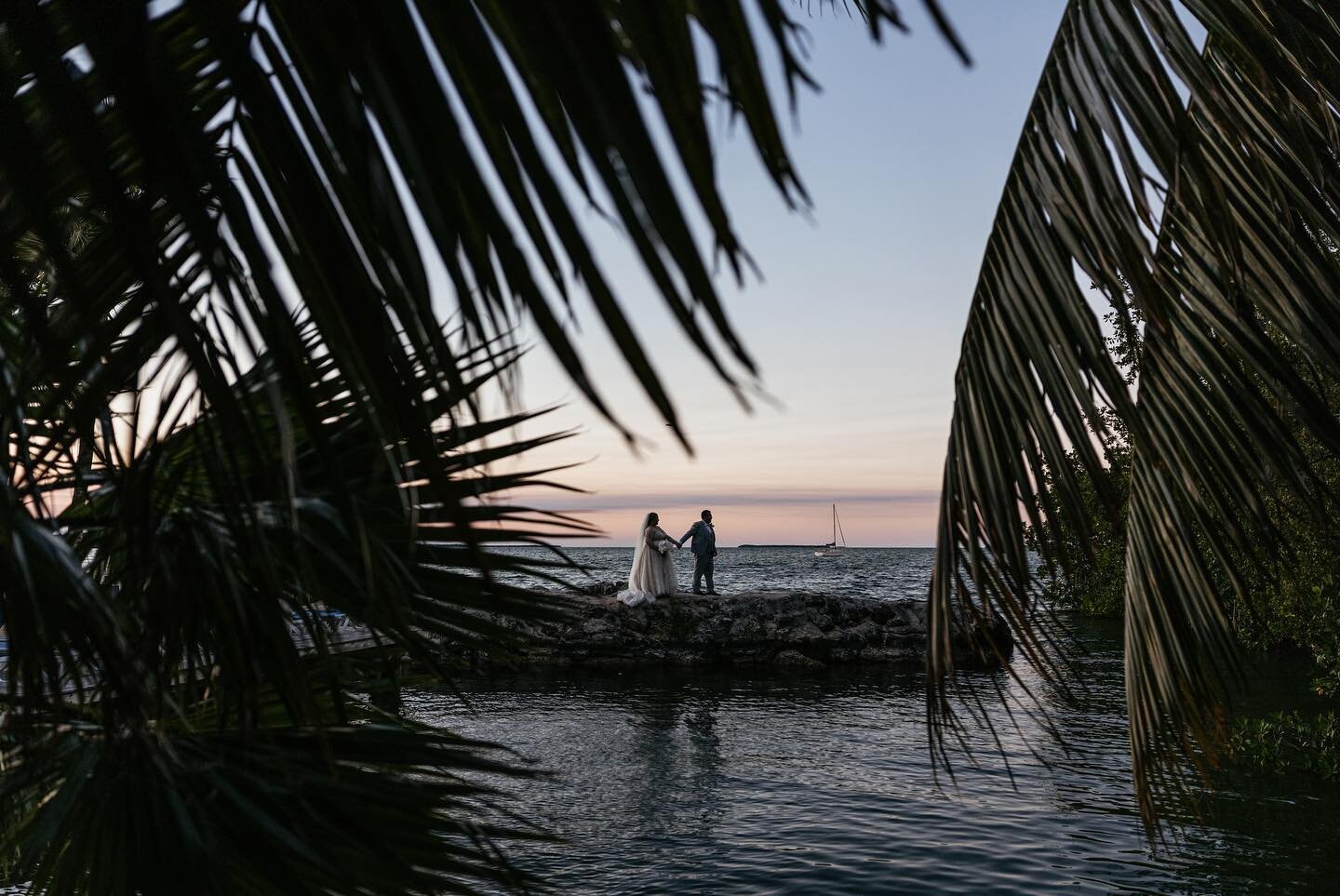 Rena and Dillon in Key Largo 🏝️ swipe to see photos of their lobster release! 🦞

Venue: @keylargolighthousebeach 
Planner: @idoforeverweddings 
Floral: Linens &amp; More
Catering: @keylargoconchhouse 
HMUA: Palindrome
Video: @primeus_photovideo