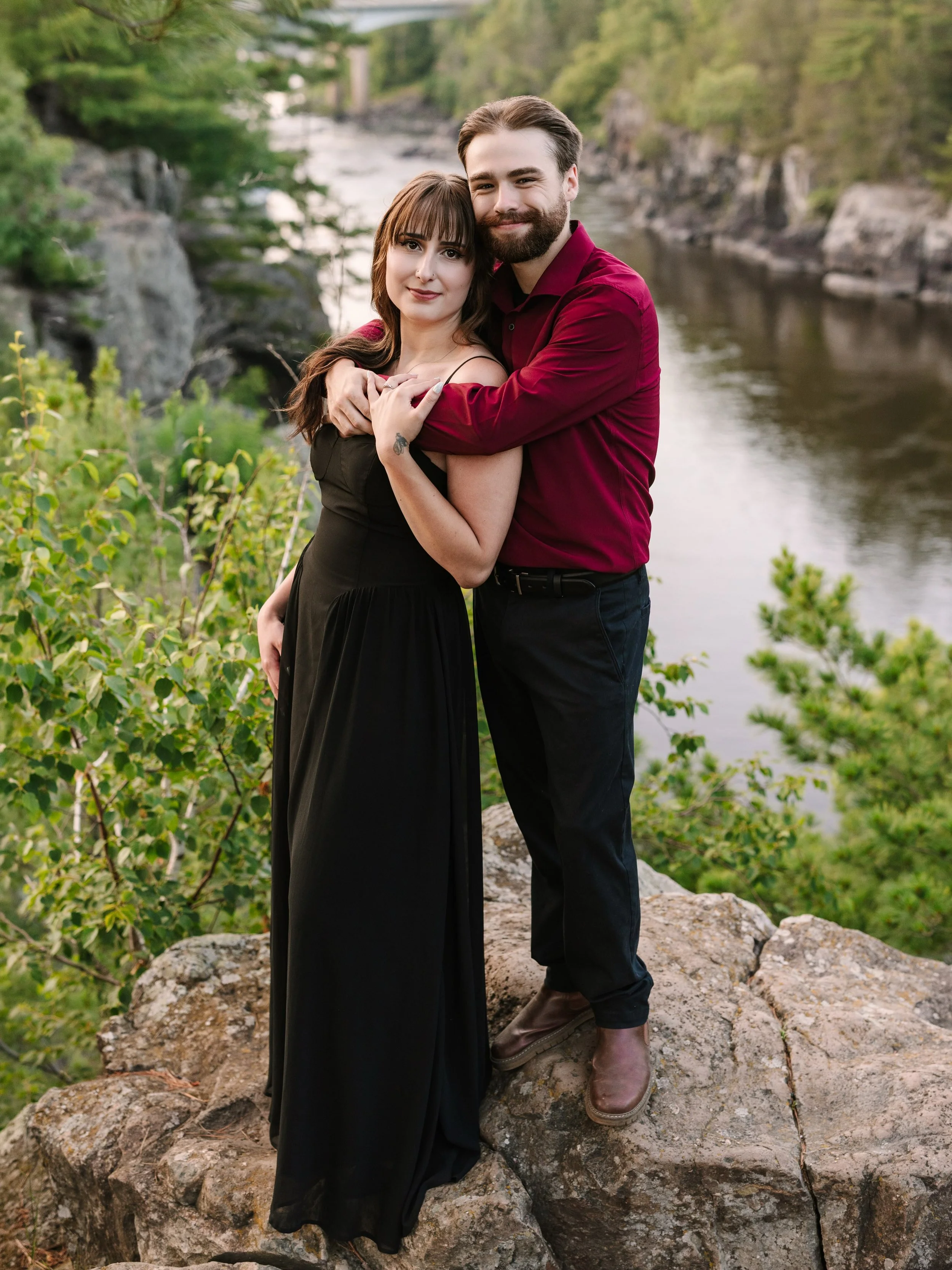 Kennedy + Cody ❤️ I knew during our first phone call that these two were going to be a blast to work with and it proved to be true during our adventurous engagement session in the blazing heat! Can&rsquo;t wait for their big day with all things vinta