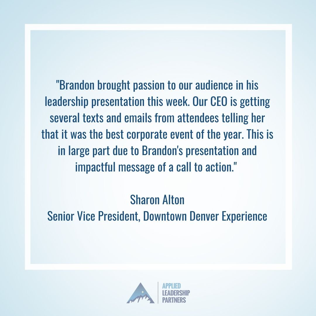 Brandon brought passion to our audience in his leadership presentation this week. Kourtny, our CEO, is getting several texts and emails from attendees that it was the best corporate event of the y (1).jpg