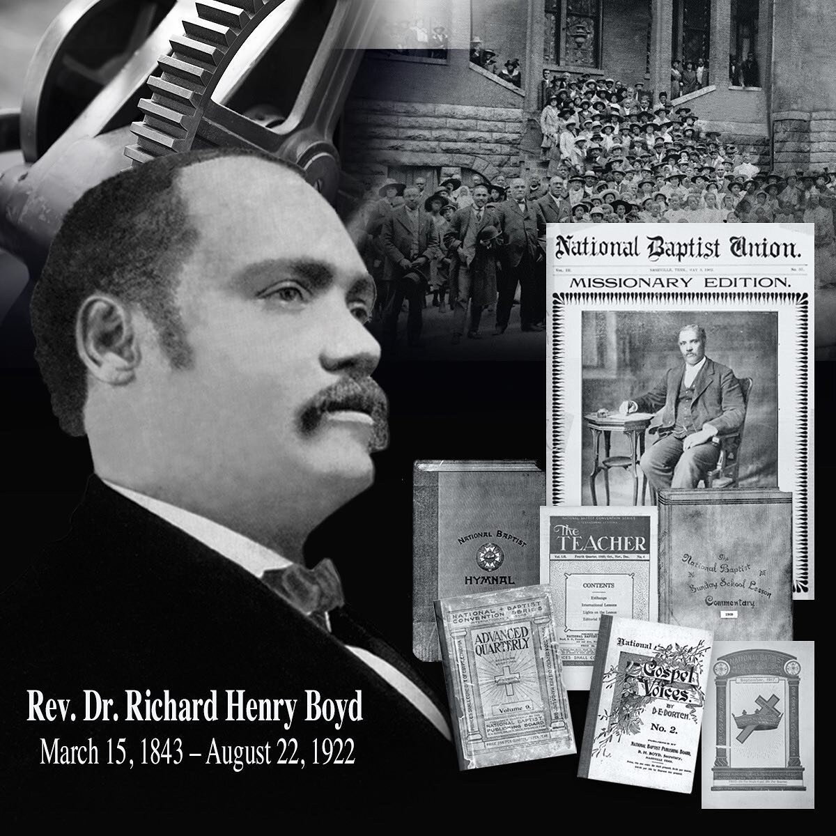 Today marks 100 years since the passing of R.H. Boyd&rsquo;s founder, Dr. Richard Henry Boyd. A century later, his influence remains through the institutions that he created in publishing,  banking, and in his various civic engagements.
 
As founder 