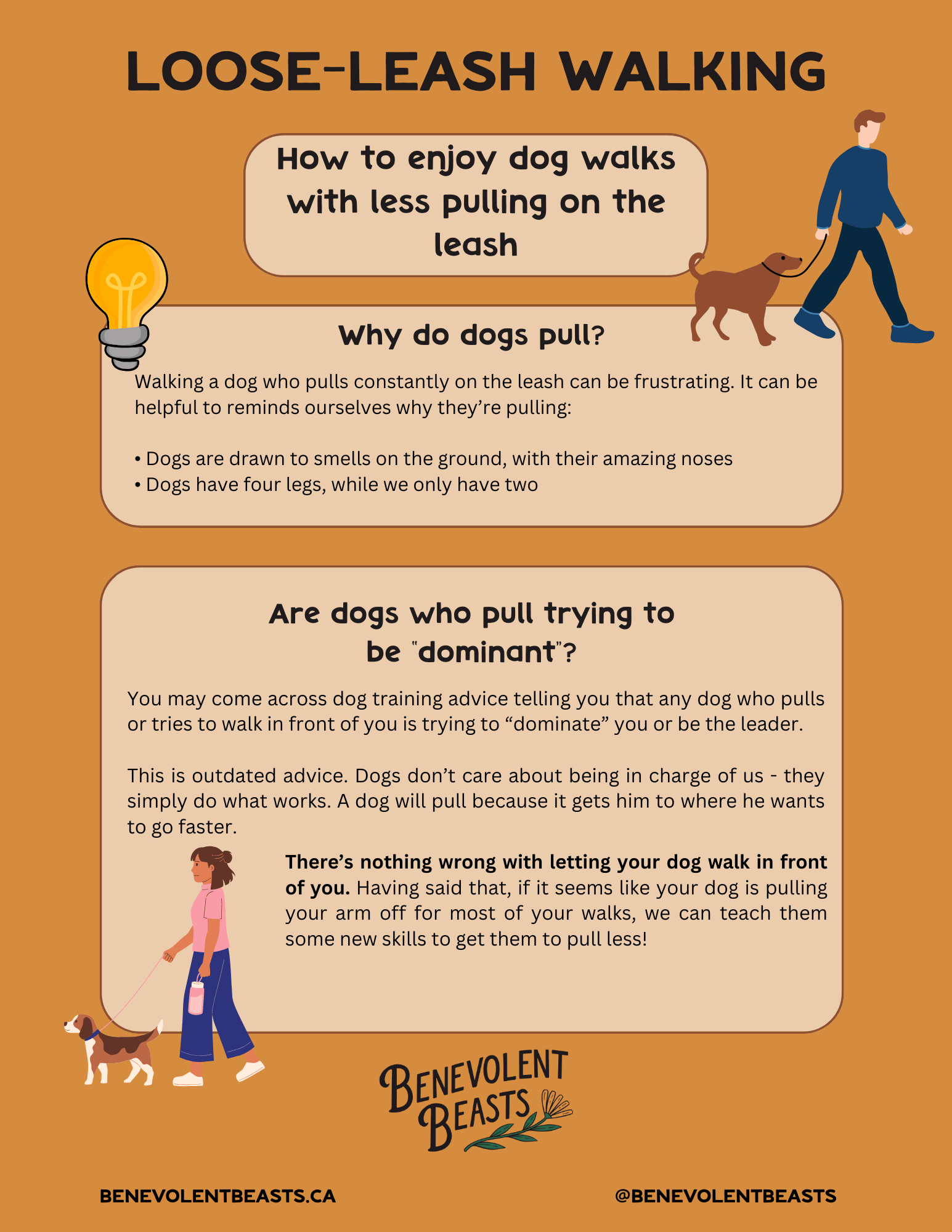 Loose-leash dog walking guide