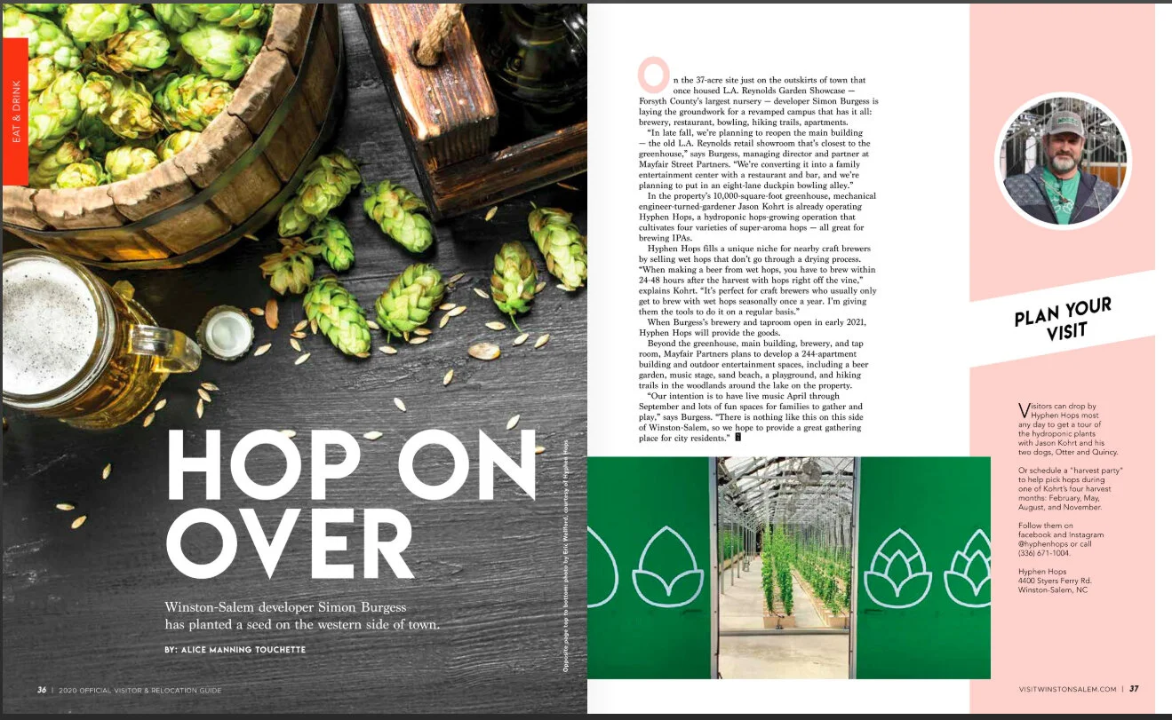 Hop on Over - Winston-Salem Visitors Guide