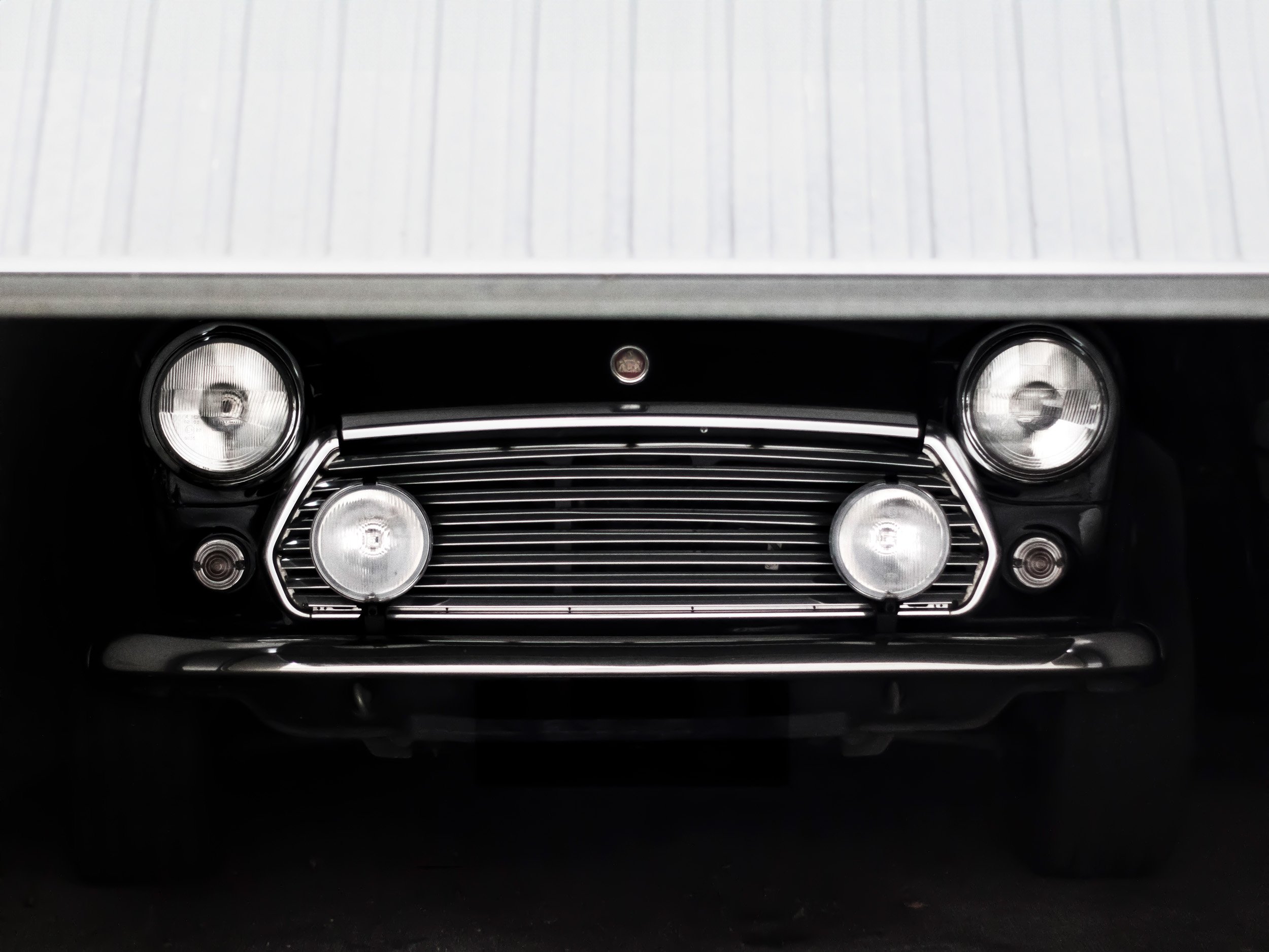 Mini Cooper 40th Anniversary in the garage.jpg