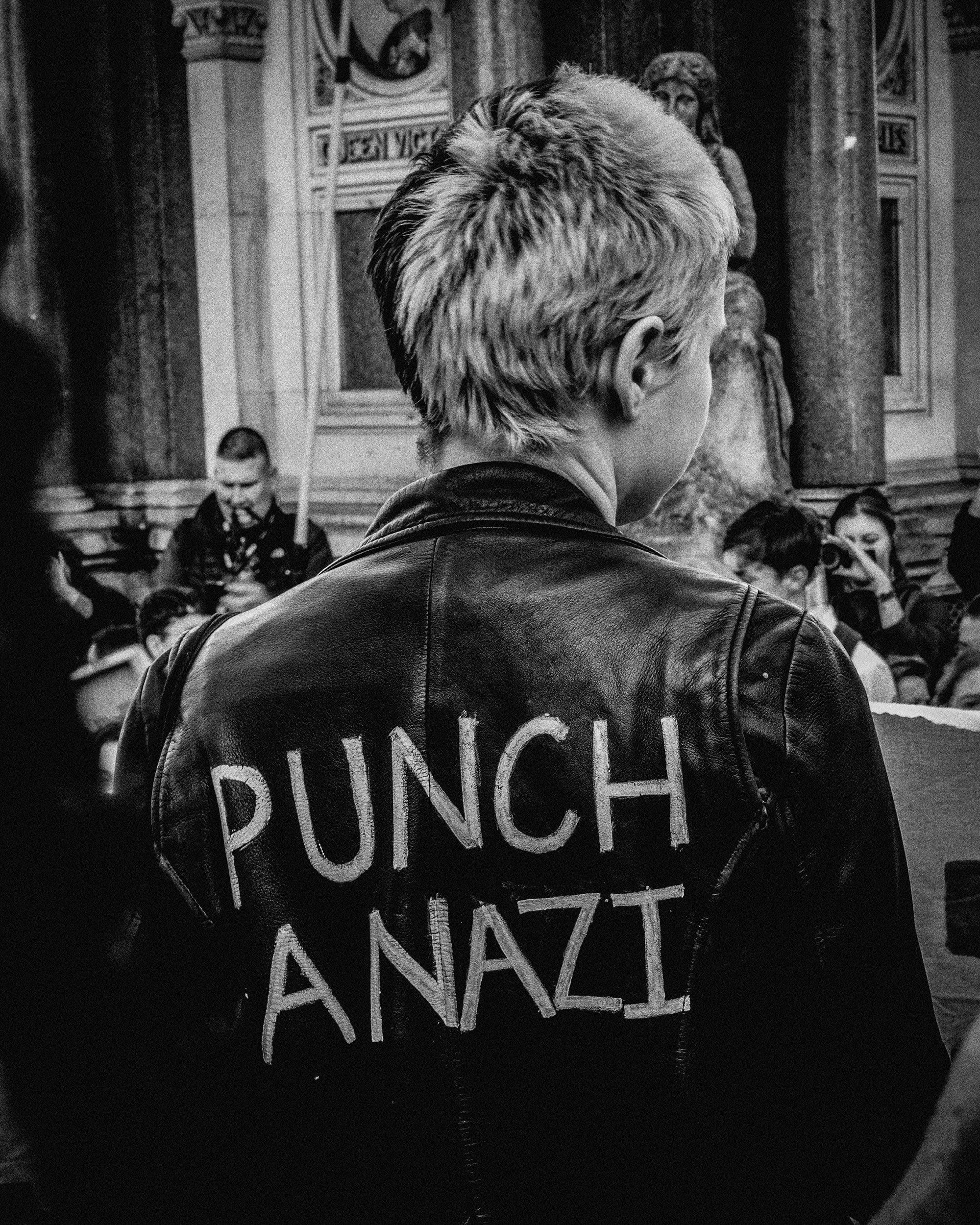 Punch a Nazi - Student protest