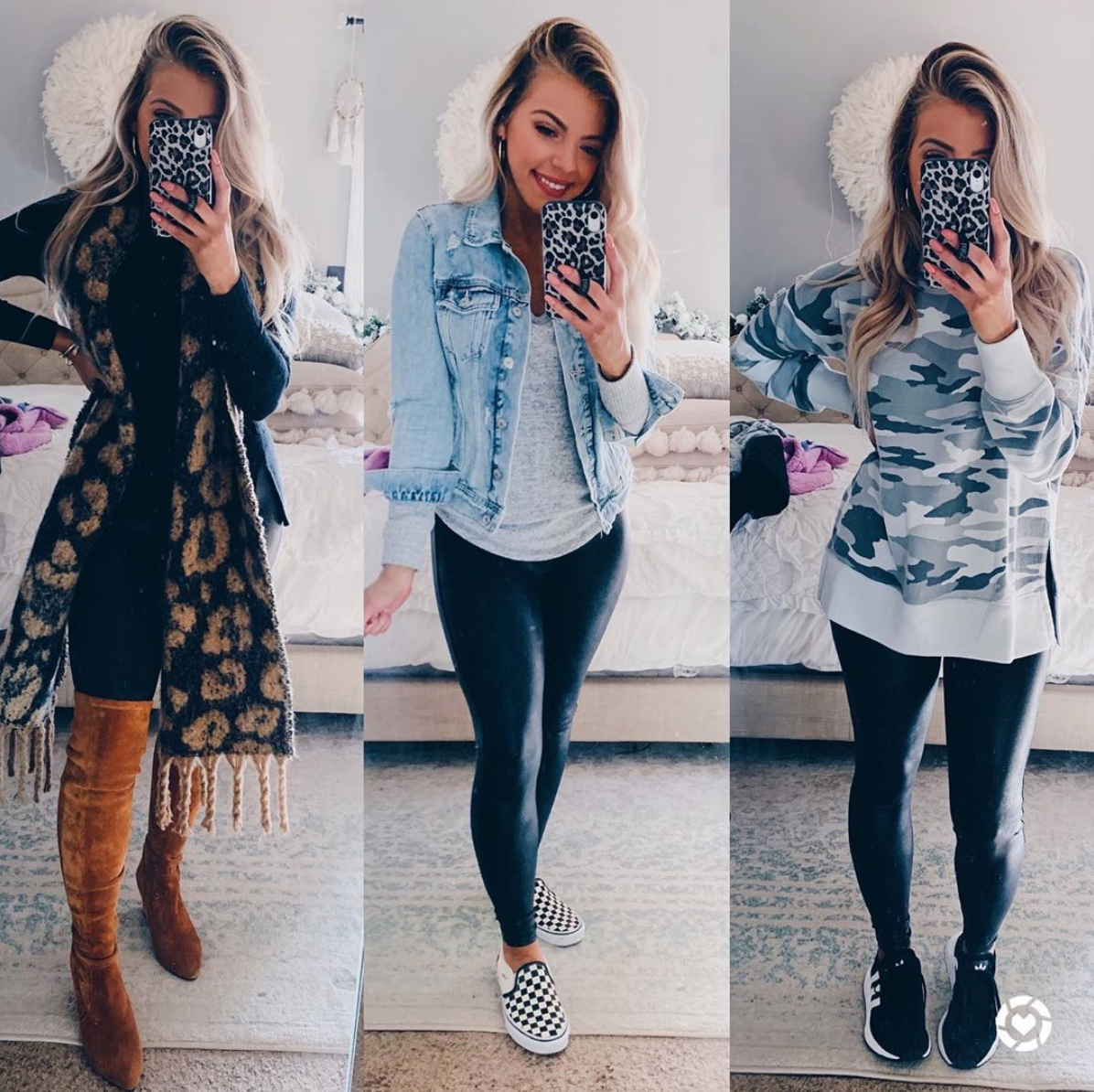 10 ways to style faux leather leggings