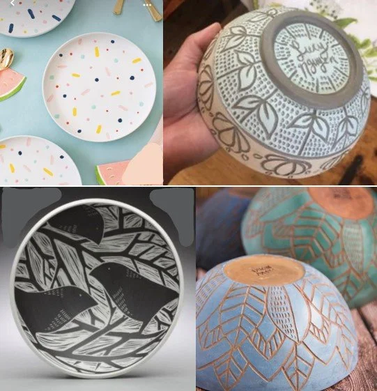 Surface Decoration on Clay — Kinsale Pottery and Arts Centre