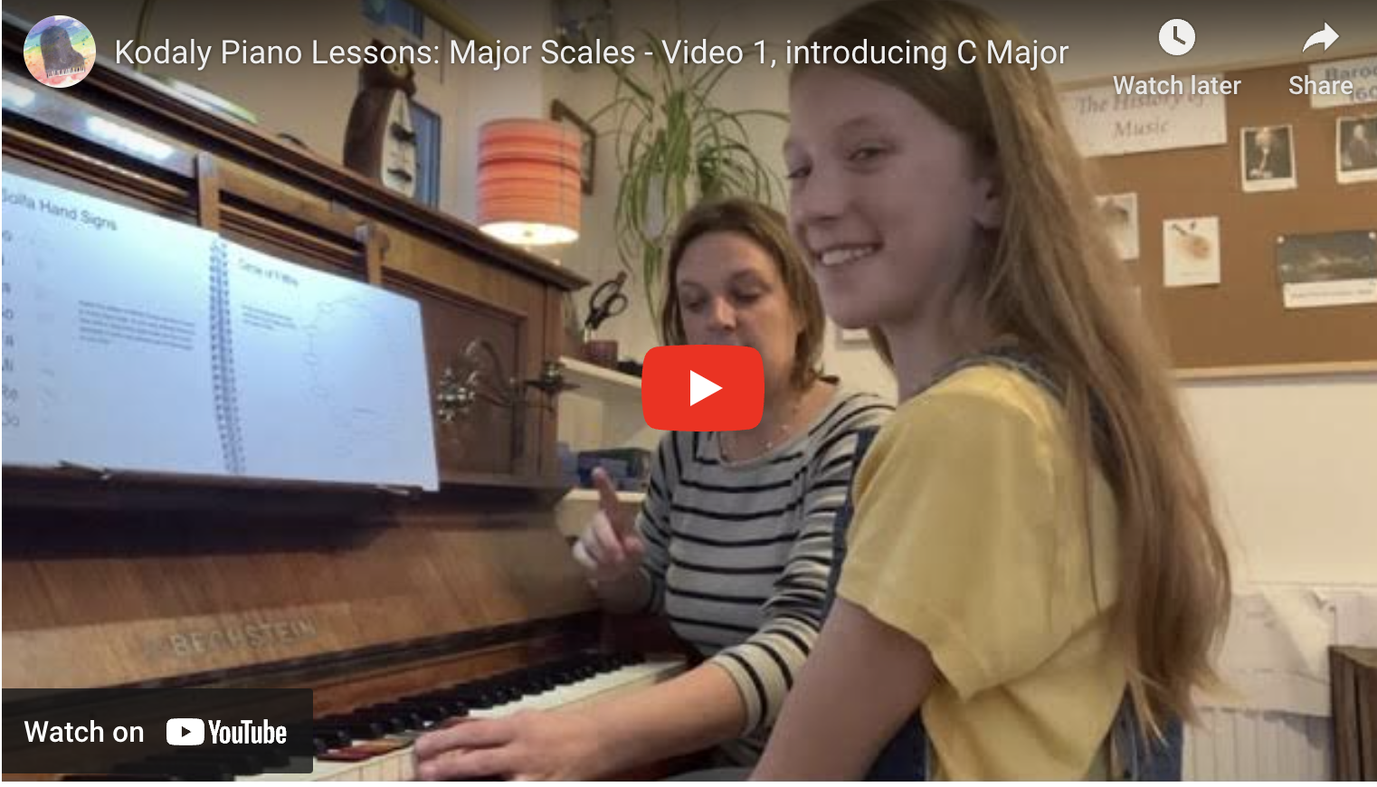 Teaching Piano Students the Major Scales Using Moveable Do Solfa