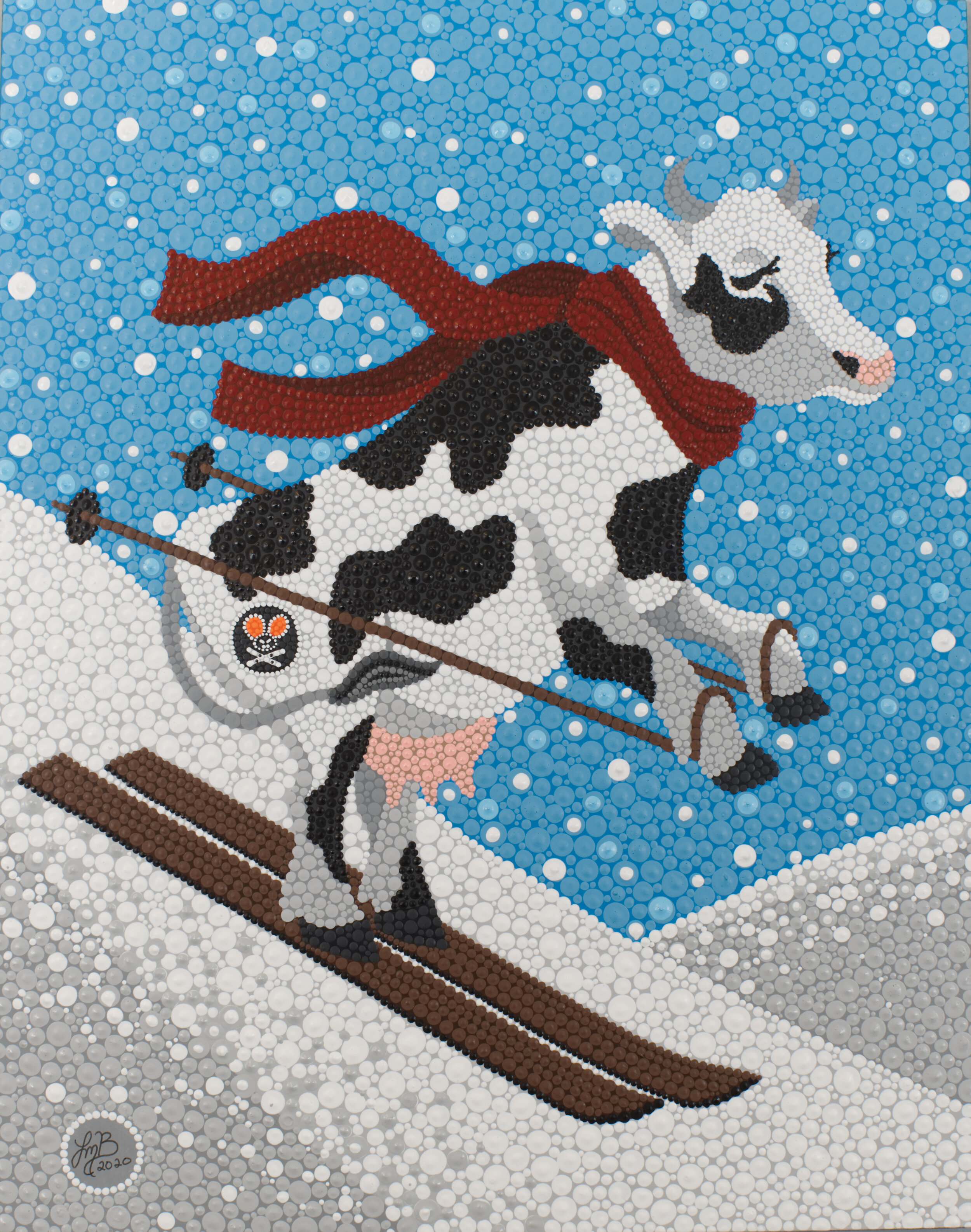 skiing cow 11x14 (4).jpg