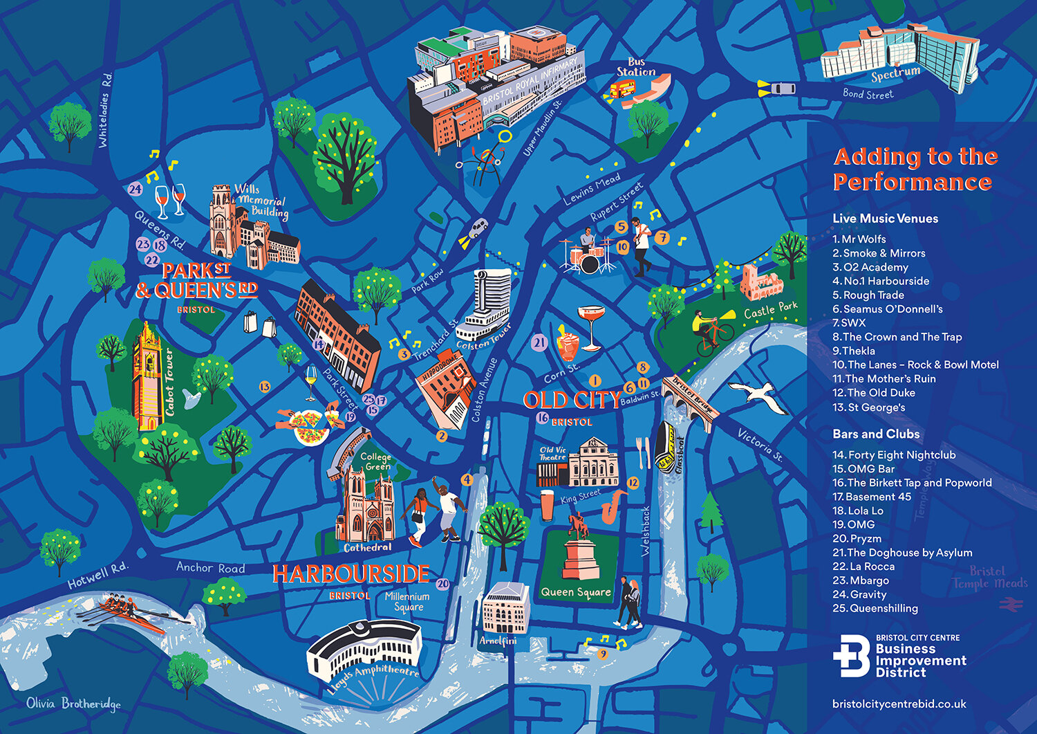 tourist map bristol