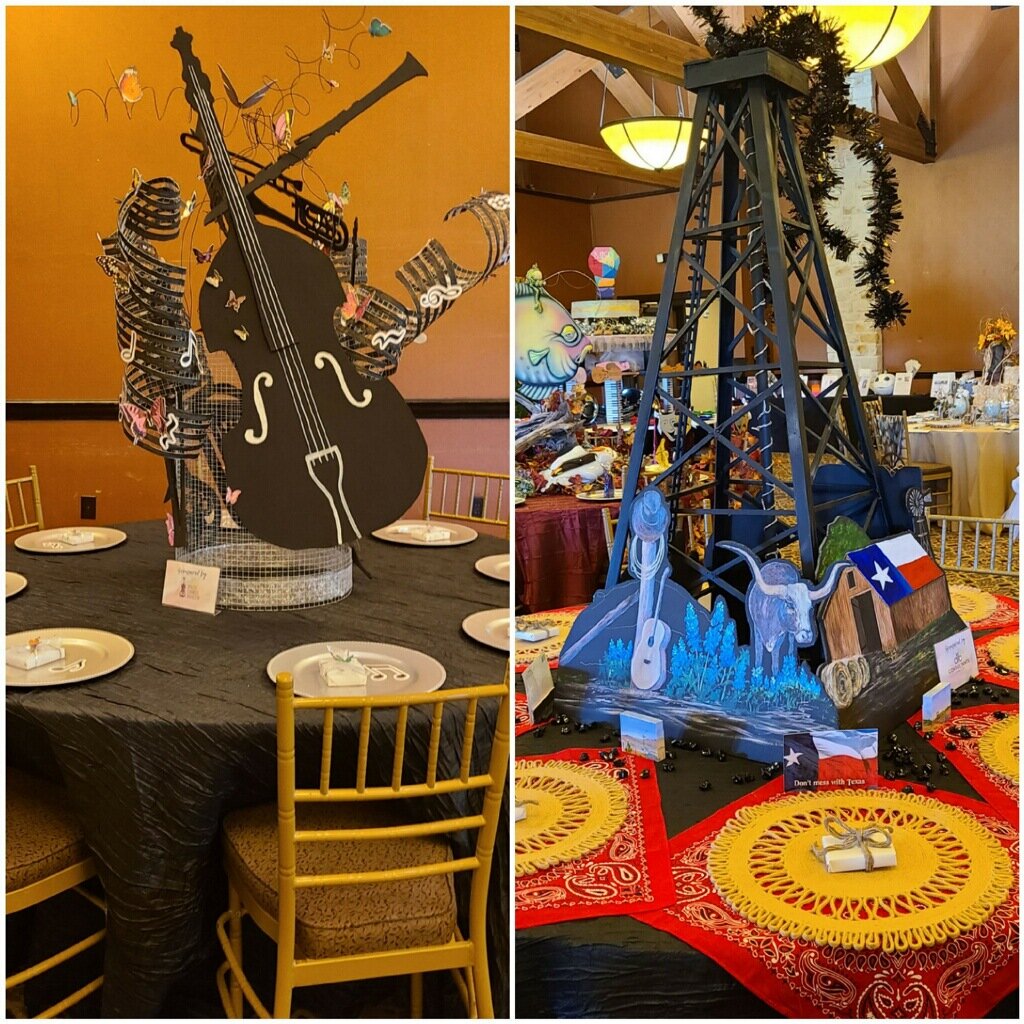 Music Table by Jessica Mang & Kindsey Silva - Spindletop Texas by Rose Lewis