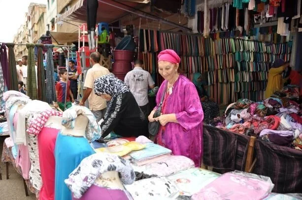 Fatema in Rabat souk