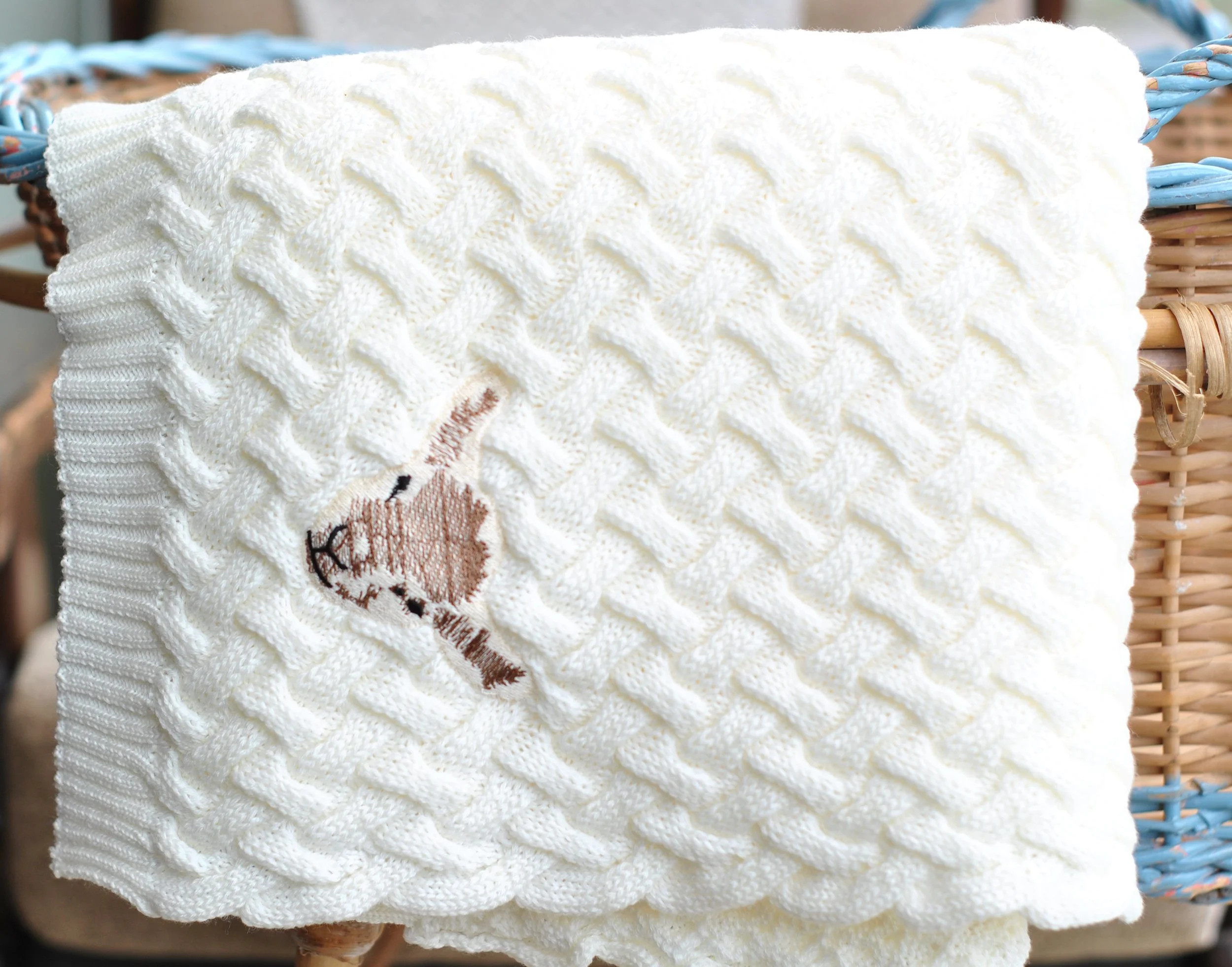 Baby Blanket Made of 100 % Merino Wool