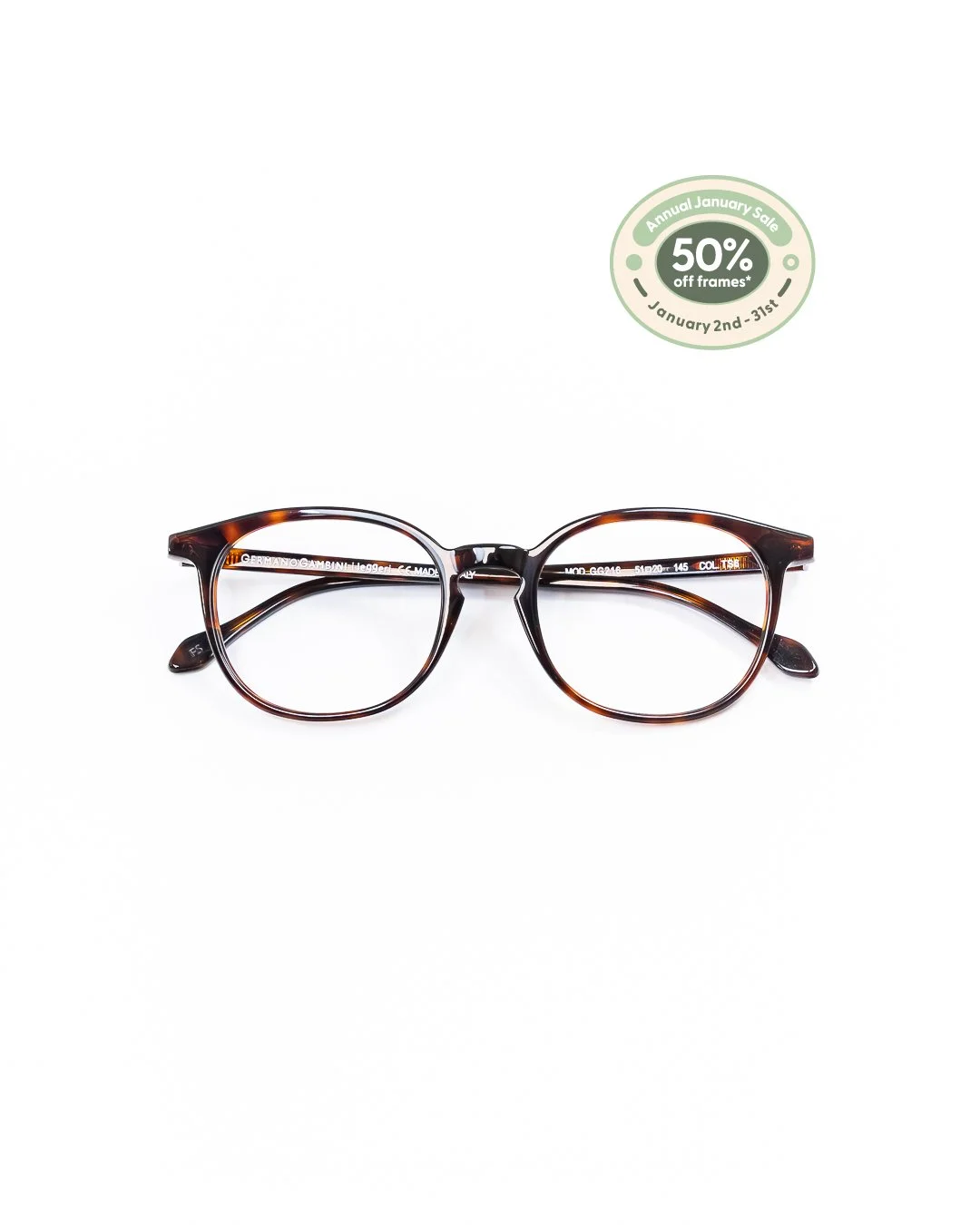 Only two more sleeps 💤 Our Annual January Sale starts tomorrow! ✨👓✨ From January 2nd-31st, receive 50% off frames when you purchase prescription lenses!