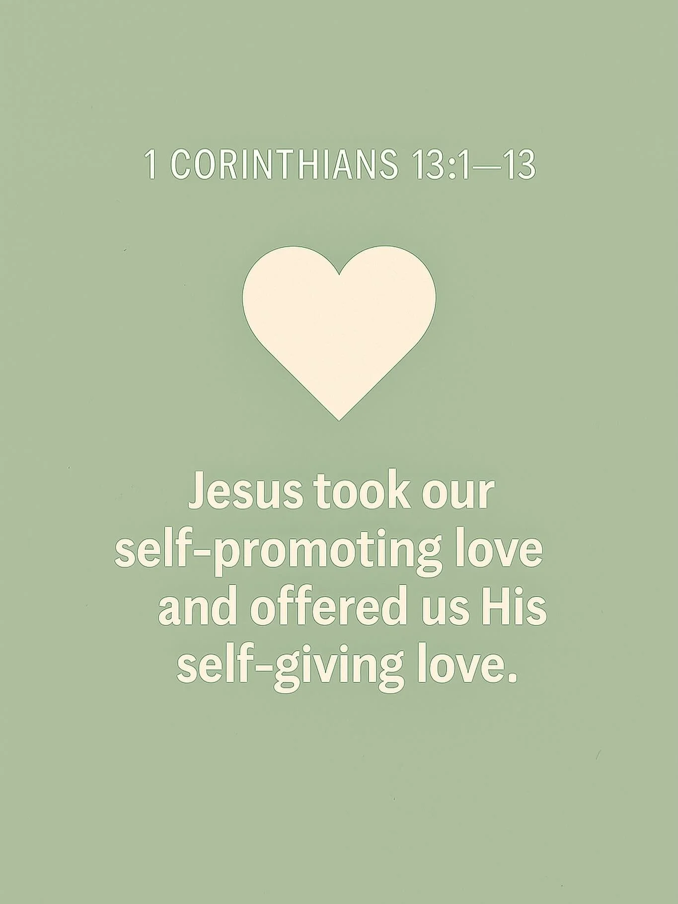 Gospel stamp from this past Sunday sermon.