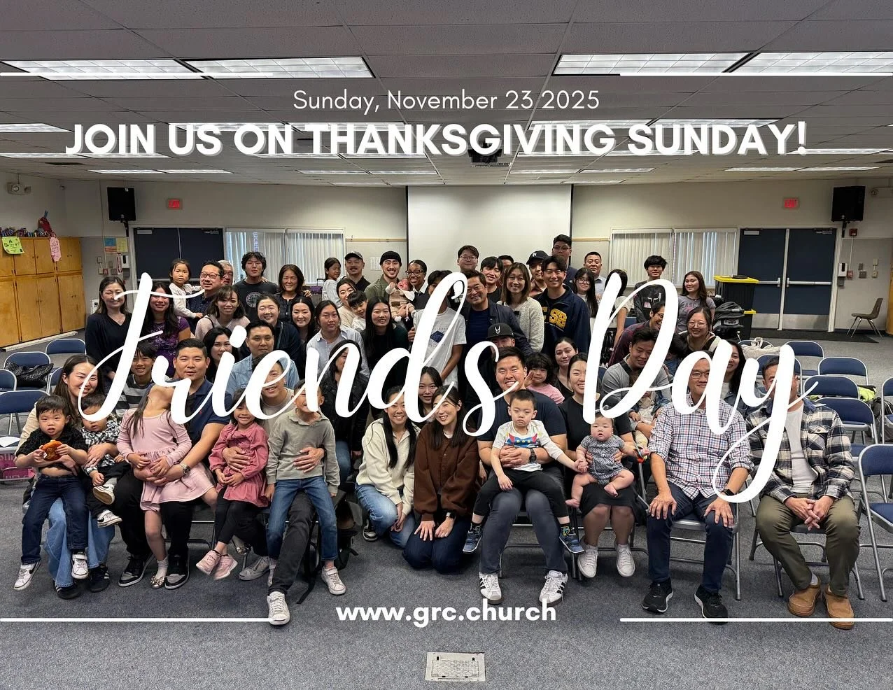 Celebrate Thanksgiving Sunday with us and grow in the gospel with us!