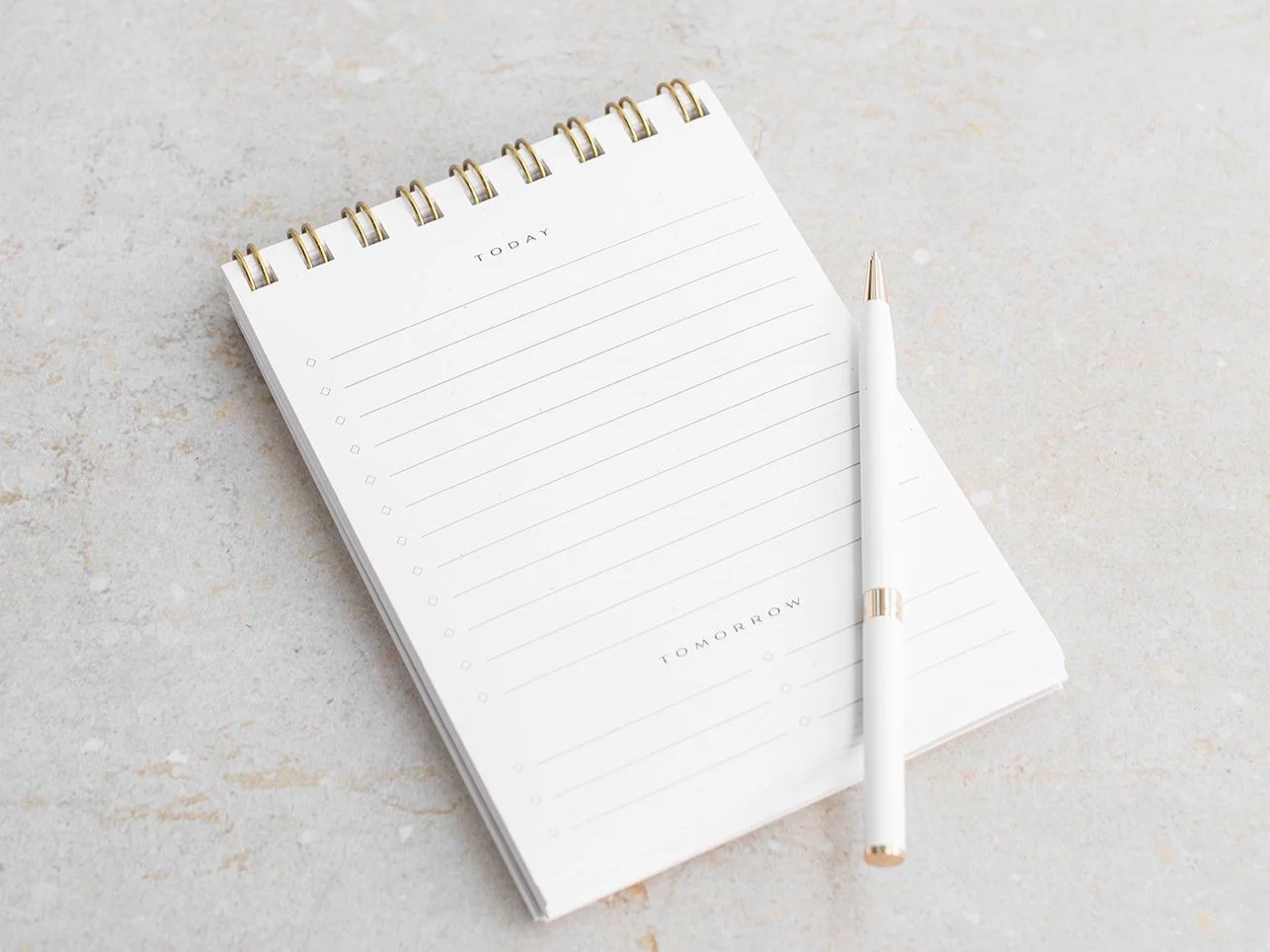 Picture of a notebook with a to do list