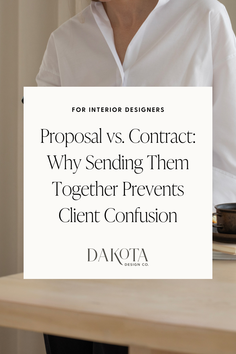 Proposal vs. Contract: Why Sending Both Together Prevents Client Confusion picture of woman in background