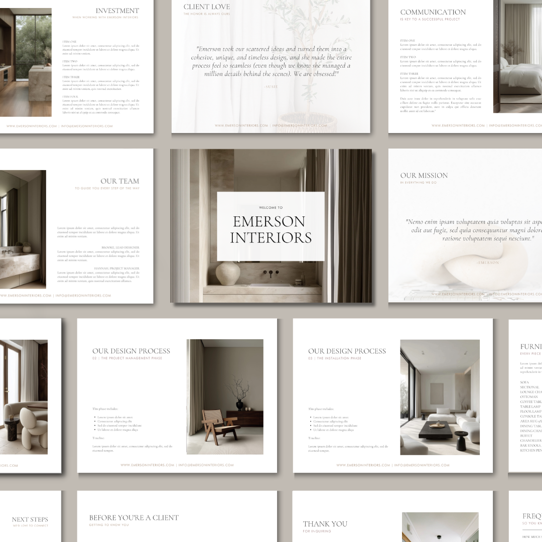 The Design Library: Client Experience Canva, Email, and Contract ...