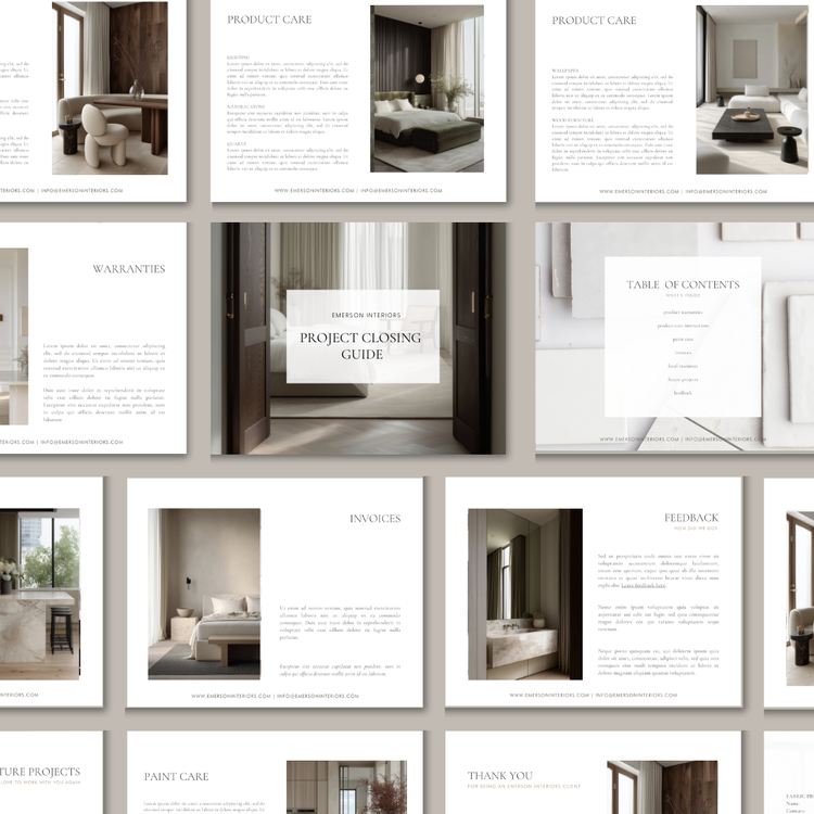 The Design Library: Client Experience Canva, Email, and Contract ...