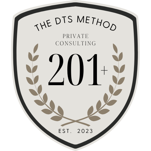 Badge that says DTS METHOD 201