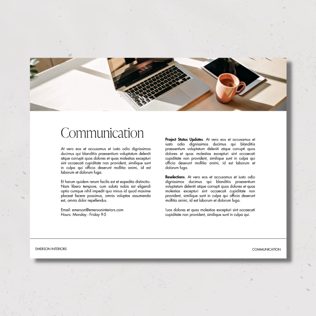 Construction Design Client Experience Templates and Contractor Guides ...