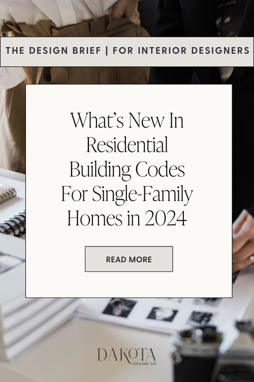 The Design Brief® | Volume I | What’s New In Residential Building Codes For Single-Family Homes ...