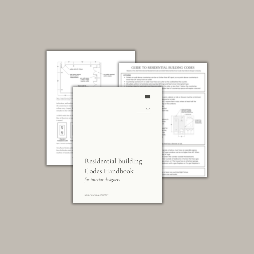 Residential Building Codes Handbook for Interior Designers