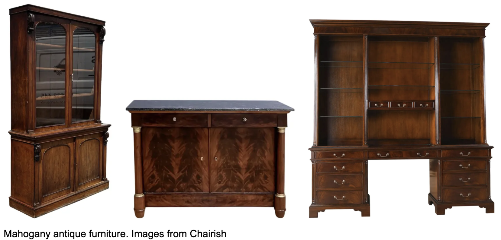 Mahogany antique furniture, The Design Brief, What to Know About Exotic and Unusual Wood Species, Best Blog For Interior Designers, Dakota Design Co.png