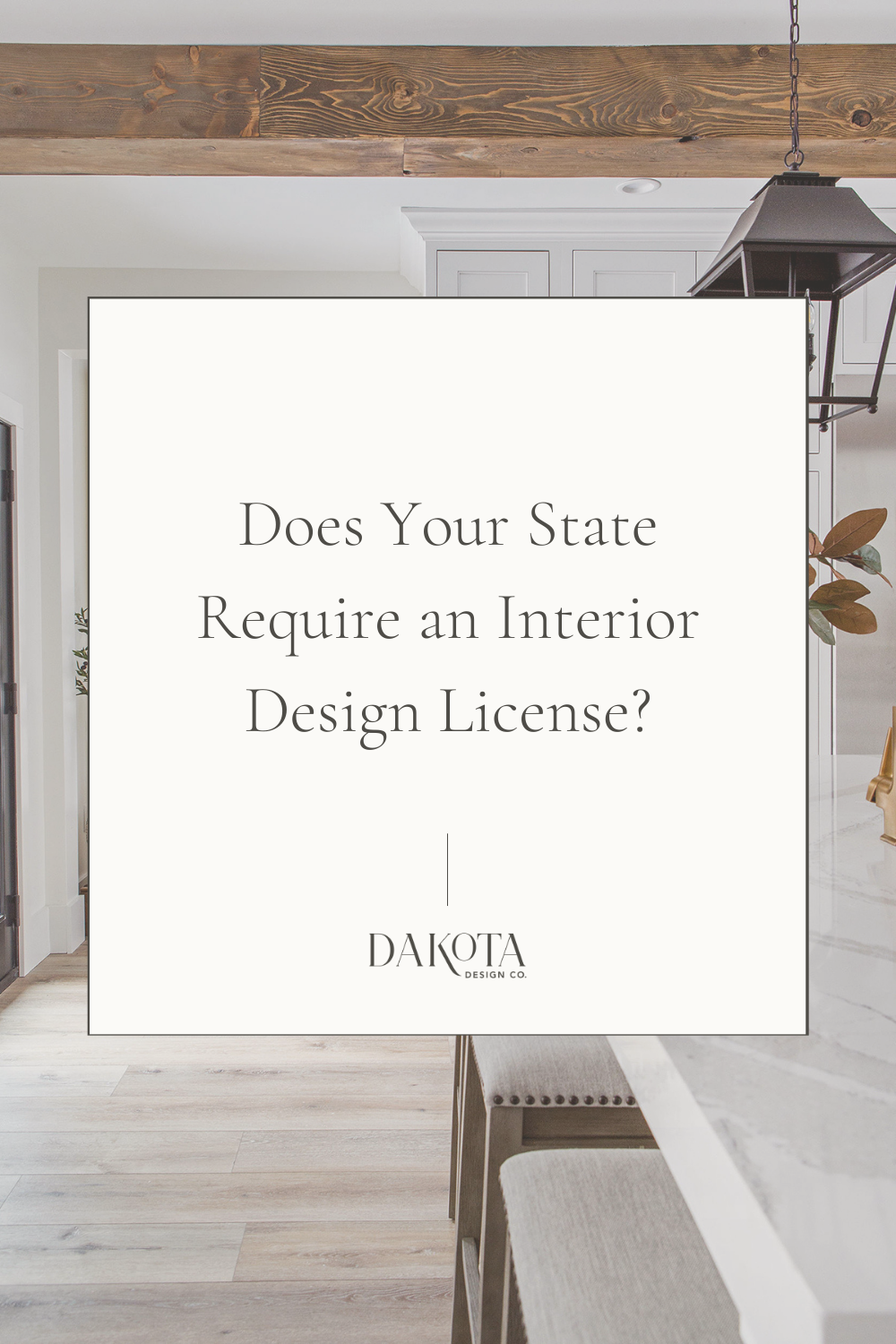 Interior Design Licensing Legislation