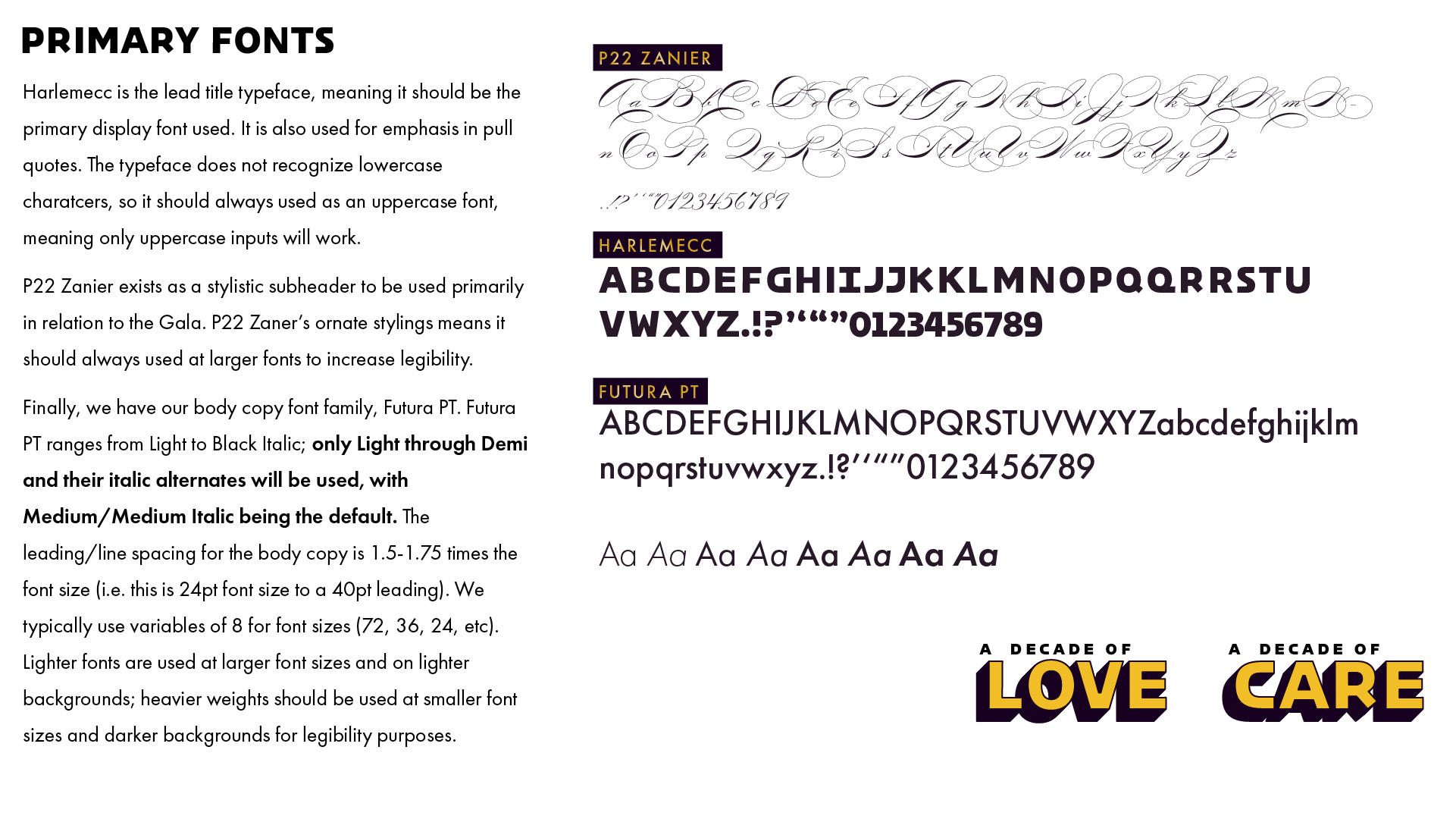 M4BL at 10 Style Guide - Primary Fonts.png