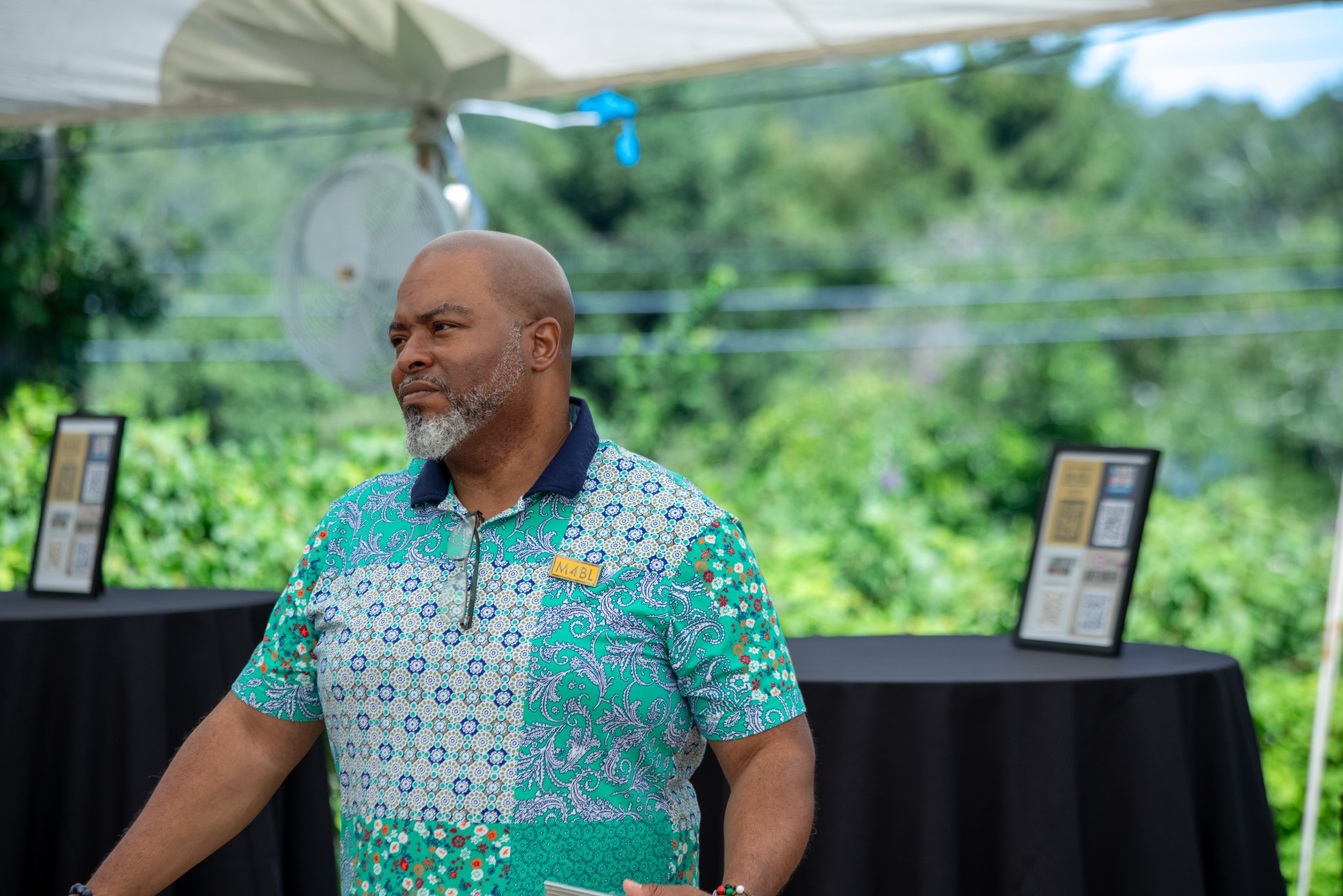 Member of M4BL Staff during Martha's Vineyard event with M4BL & the Congressional Black Caucus Foundation (CBCF)