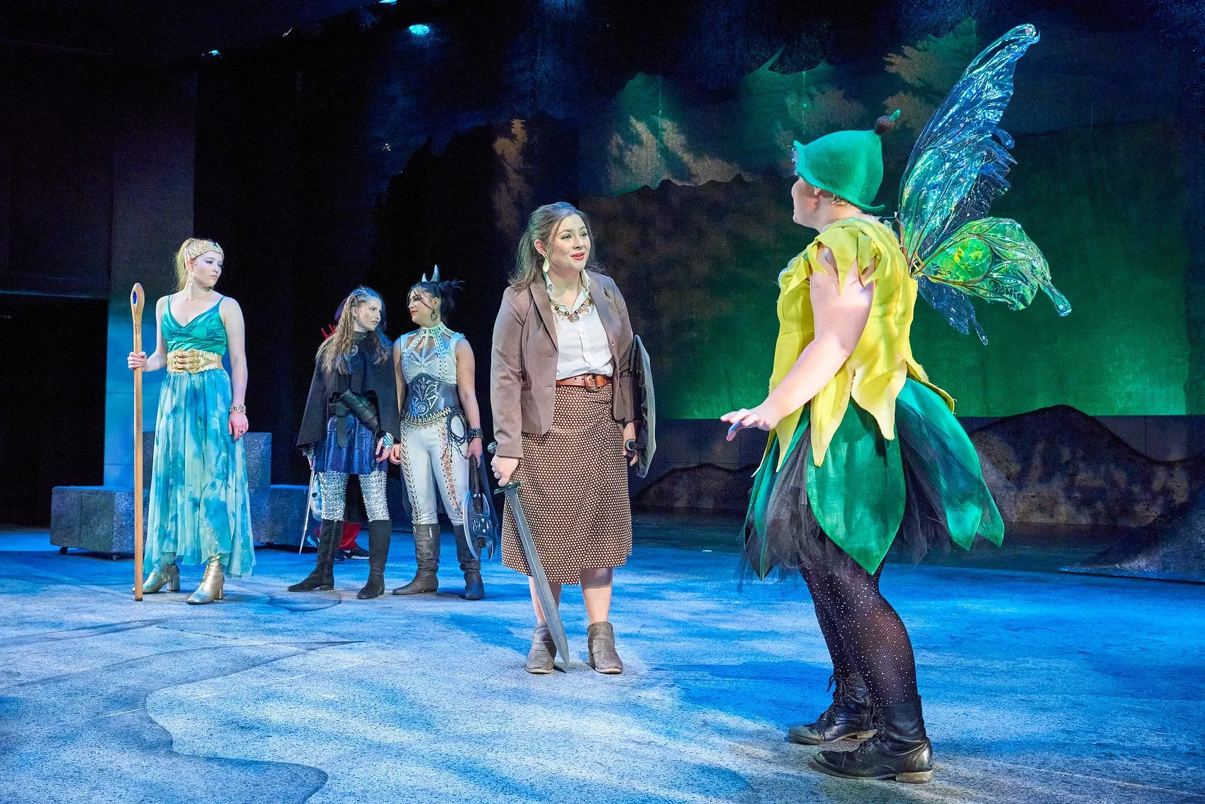 Annabelle Iredale (Kaliope), Maggie Connolly (Tilly), Katelyn Wenkoff (Lilith), Bella Costantino (me) (Agnes), Devon Hunt (Farrah)