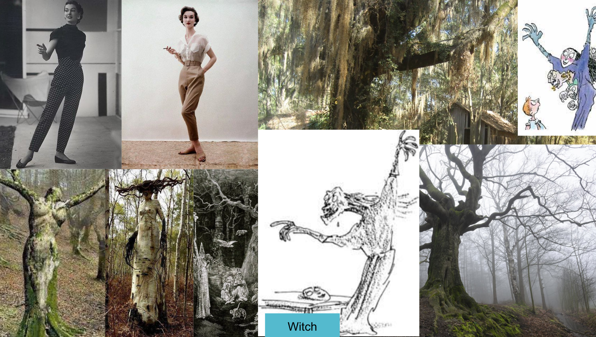 Witch collage