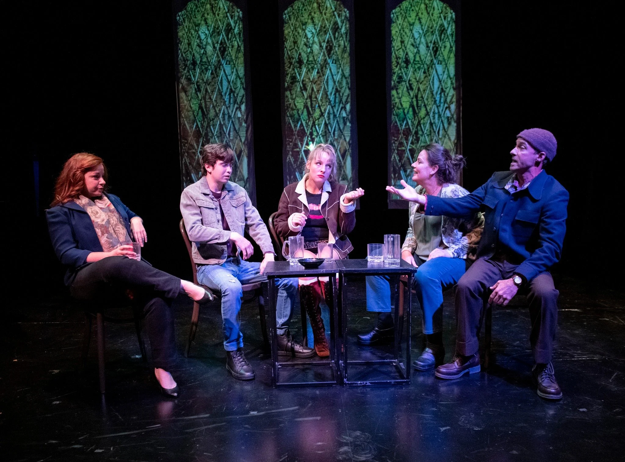 Tara Giordano (Ruby), Gibson Grimm (Matt), Molly Dorion (Sonia), Danielle Skrastaad (June), Chris (Charlie)