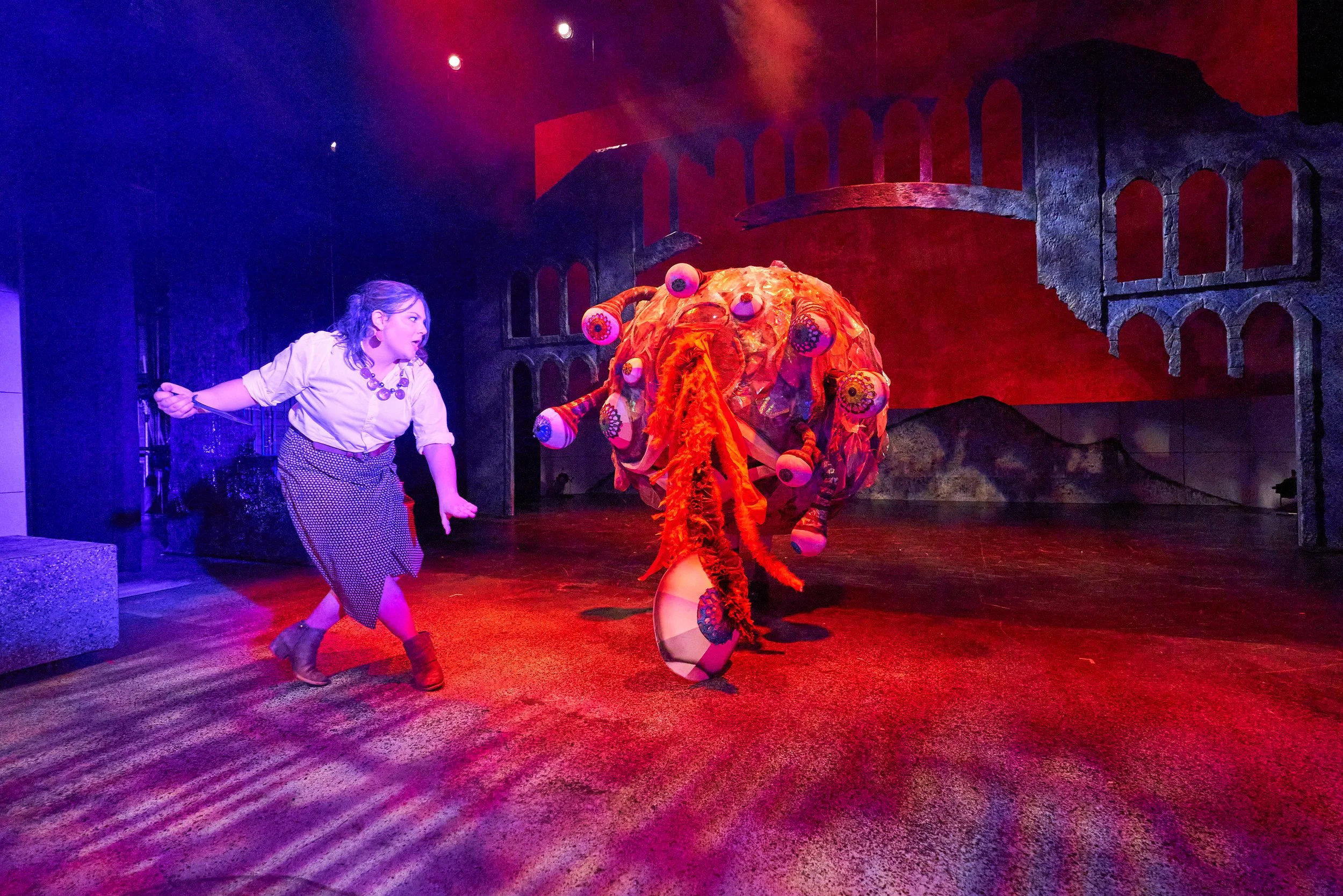 Bella Costantino (me) (Agnes), Bri Beach (Vera the Beholder)